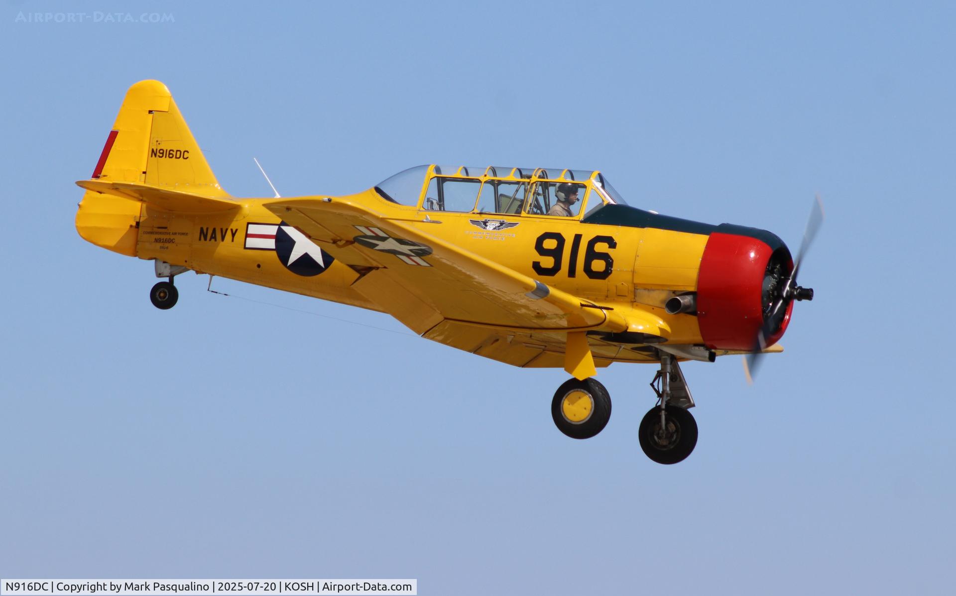 N916DC, 1945 North American SNJ-6 Texan C/N 121-43038, North American SNJ-6