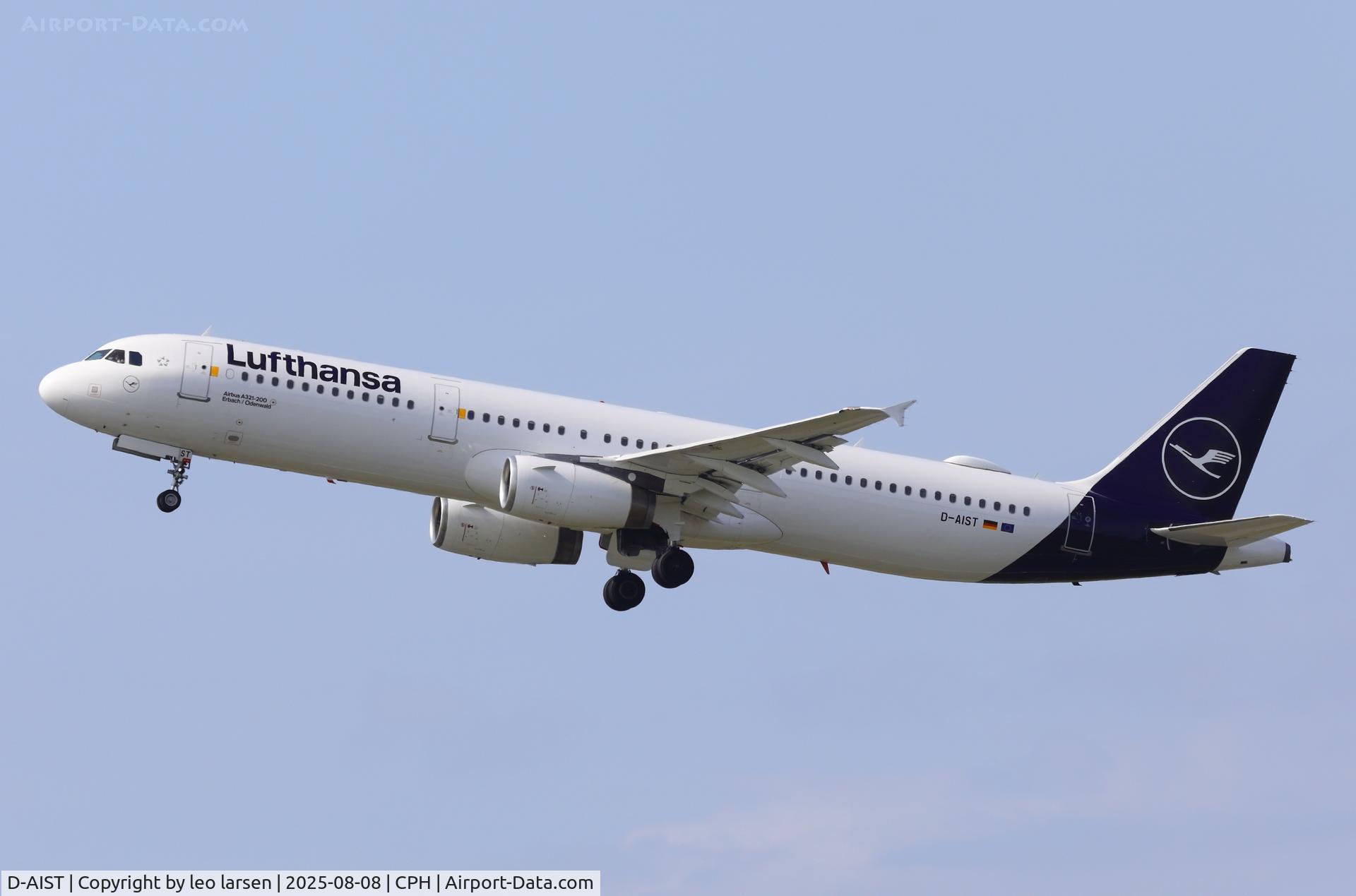 D-AIST, 2009 Airbus A321-231 C/N 4005, Copenhsgen 8.8.2025