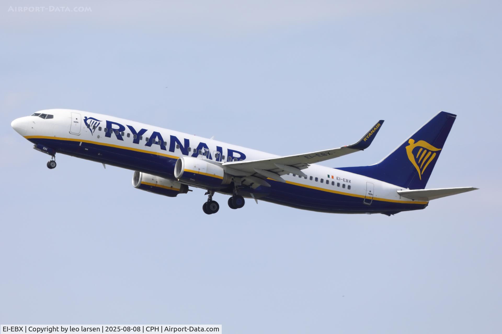 EI-EBX, 2009 Boeing 737-8AS C/N 35007, Copenhagen 8.8.2025