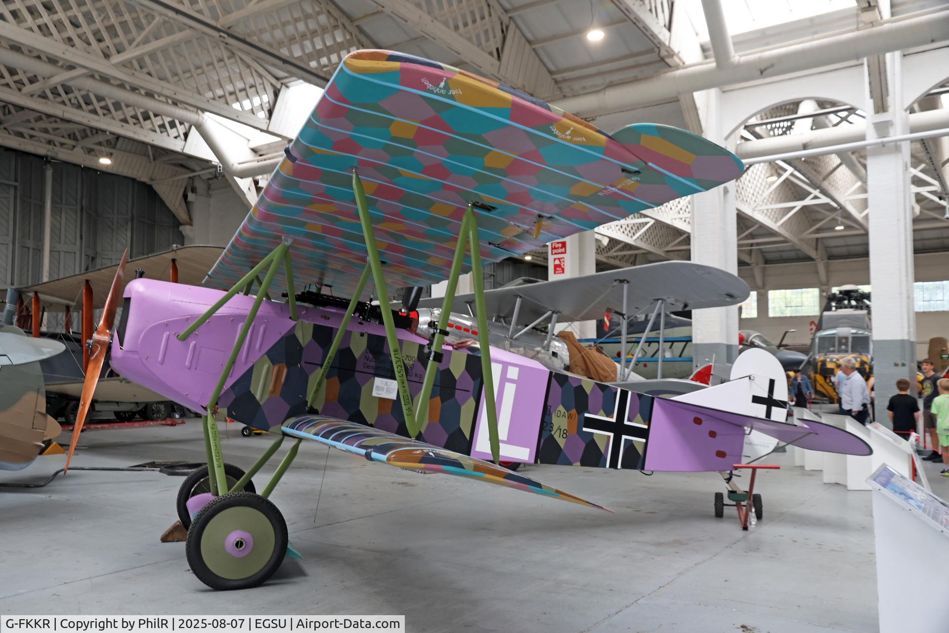 G-FKKR, 2020 Fokker D.VII replica C/N LAA 387-15264, (OAW) 452318 (G-FKKR) 2020 Fokker DVll replica Duxford 