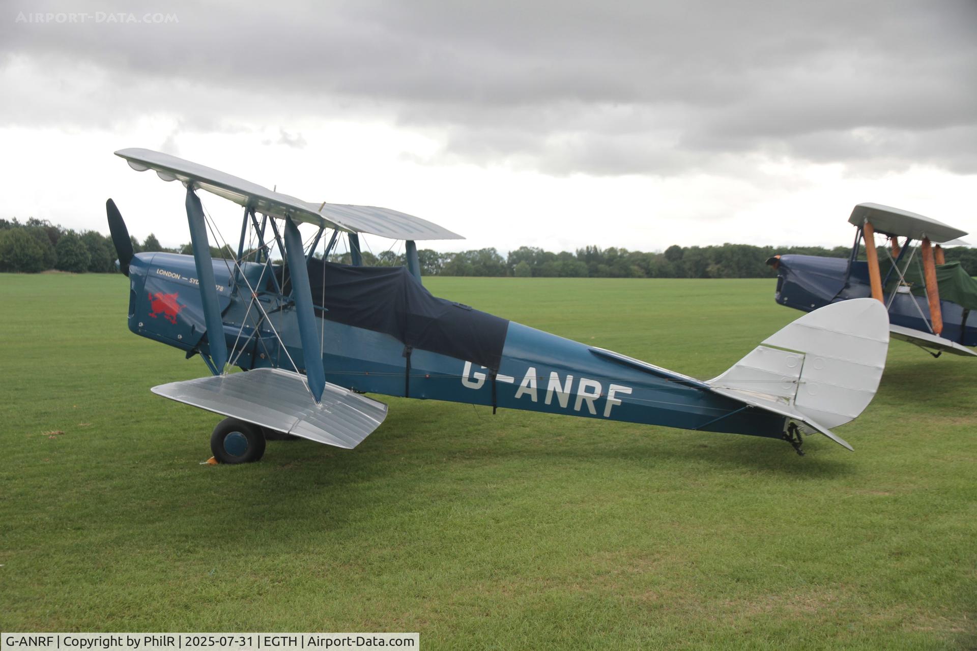 G-ANRF, 1941 De Havilland DH-82A Tiger Moth II C/N 83748, G-ANRF 1941 DH82A Tiger Moth DH60 Centenary Fly In Old Warden 