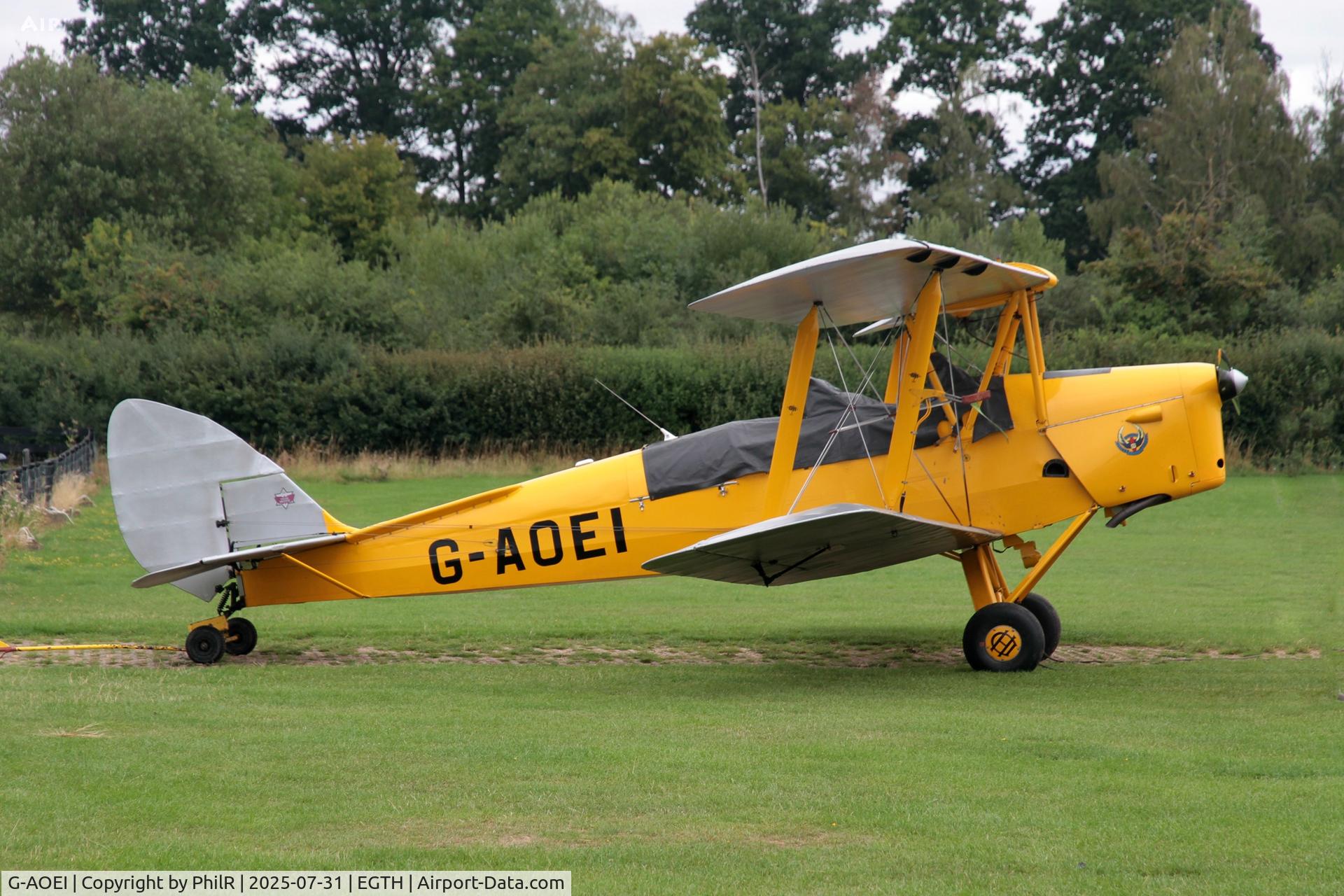 G-AOEI, 1939 De Havilland DH-82A Tiger Moth II C/N 82196/N6946, G-AOEI 1939 DH82A Tiger Moth DH60 Centenary Fly In Old Warden
