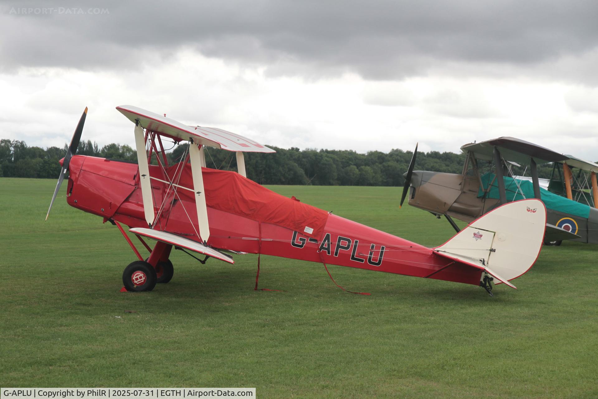 G-APLU, 1941 De Havilland DH-82A Tiger Moth II C/N 85094, G-APLU 1941 DH82A Tiger Moth DH60 Centenary Fly In Old Warden