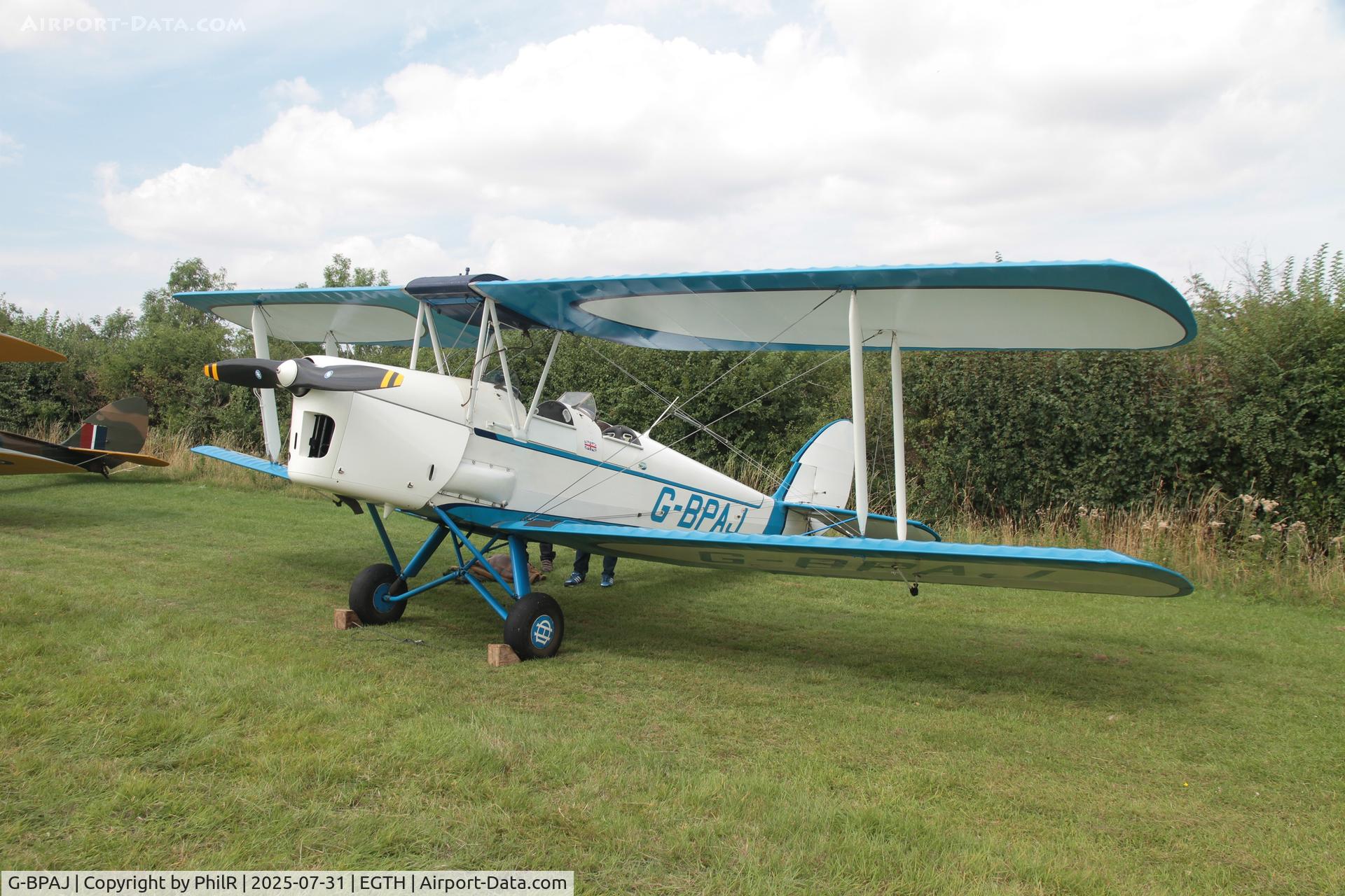 G-BPAJ, 1940 De Havilland DH-82A Tiger Moth II C/N 83472, G-BPAJ 1940 DH82A Tiger Moth DH60 Centenary Fly In Old Warden