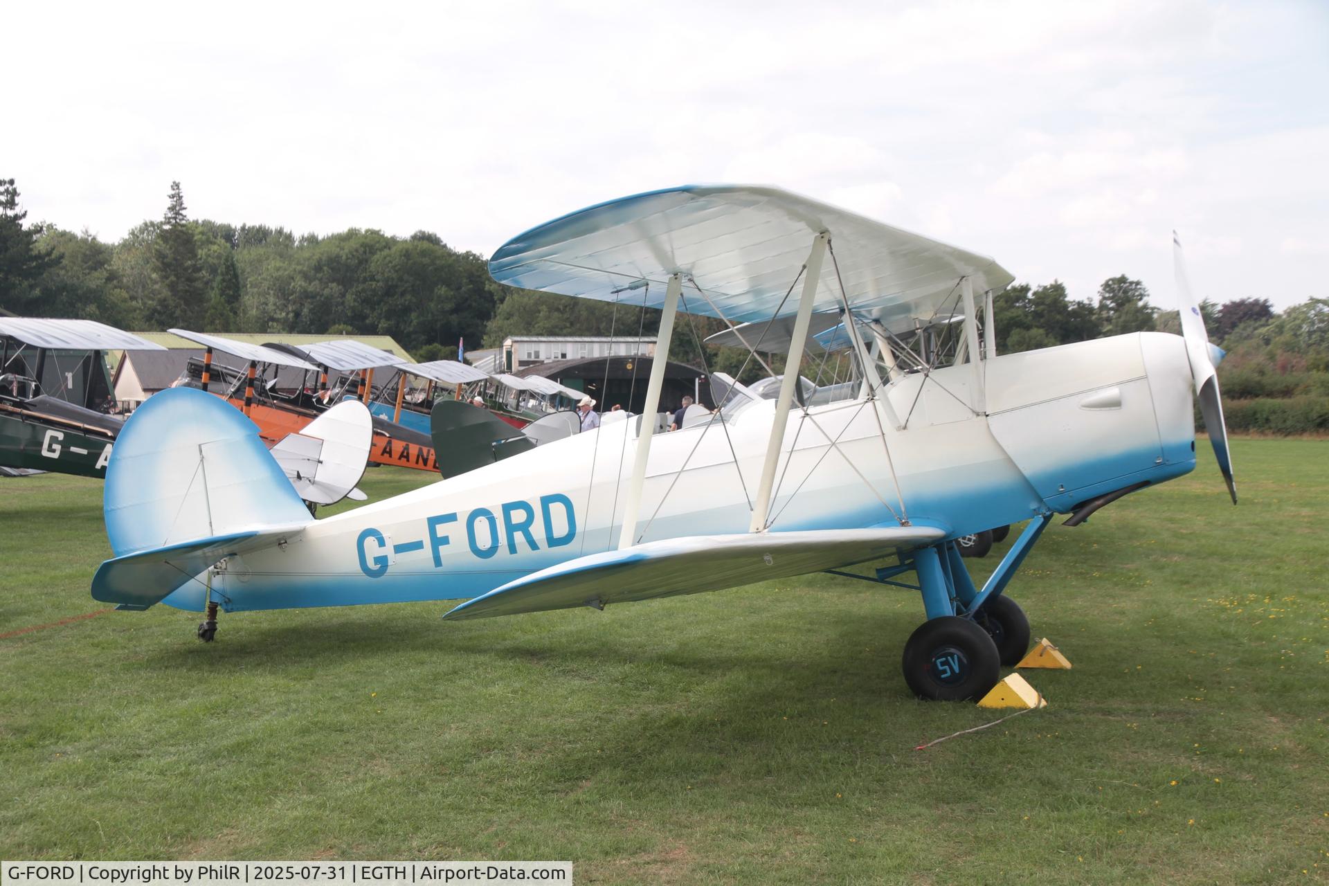 G-FORD, 1946 Stampe-Vertongen SV-4C(G) C/N 129, G-FORD 1946 STAMPE SV4C(G) DH60 Centenary Fly In Old Warden 