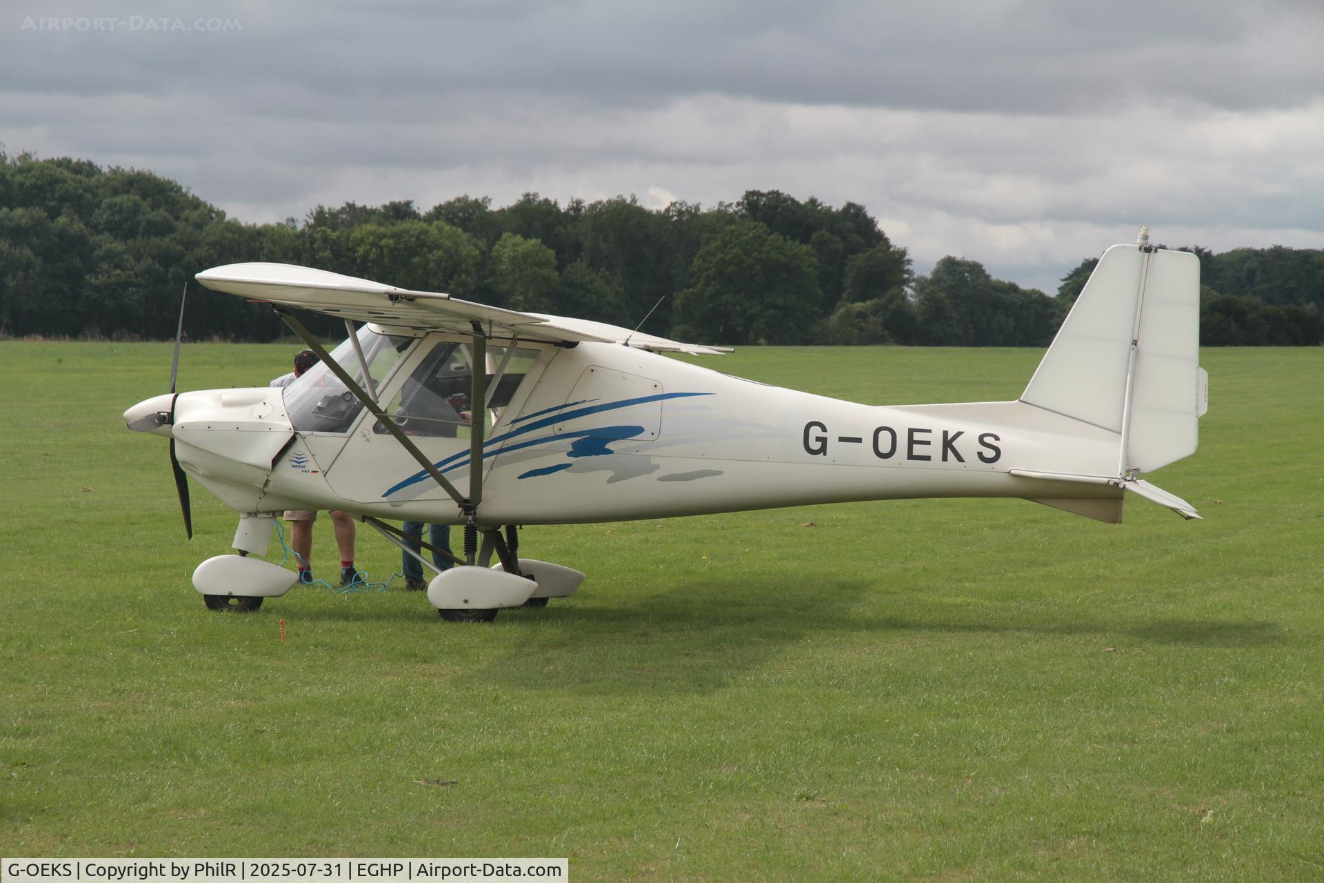 G-OEKS, 2008 Comco Ikarus C42 FB80 C/N 0807-6981, G-OEKS 2008 Aerosport Ltd Ikarus C42 FB80 DH60 Centenary Fly In Old Warden