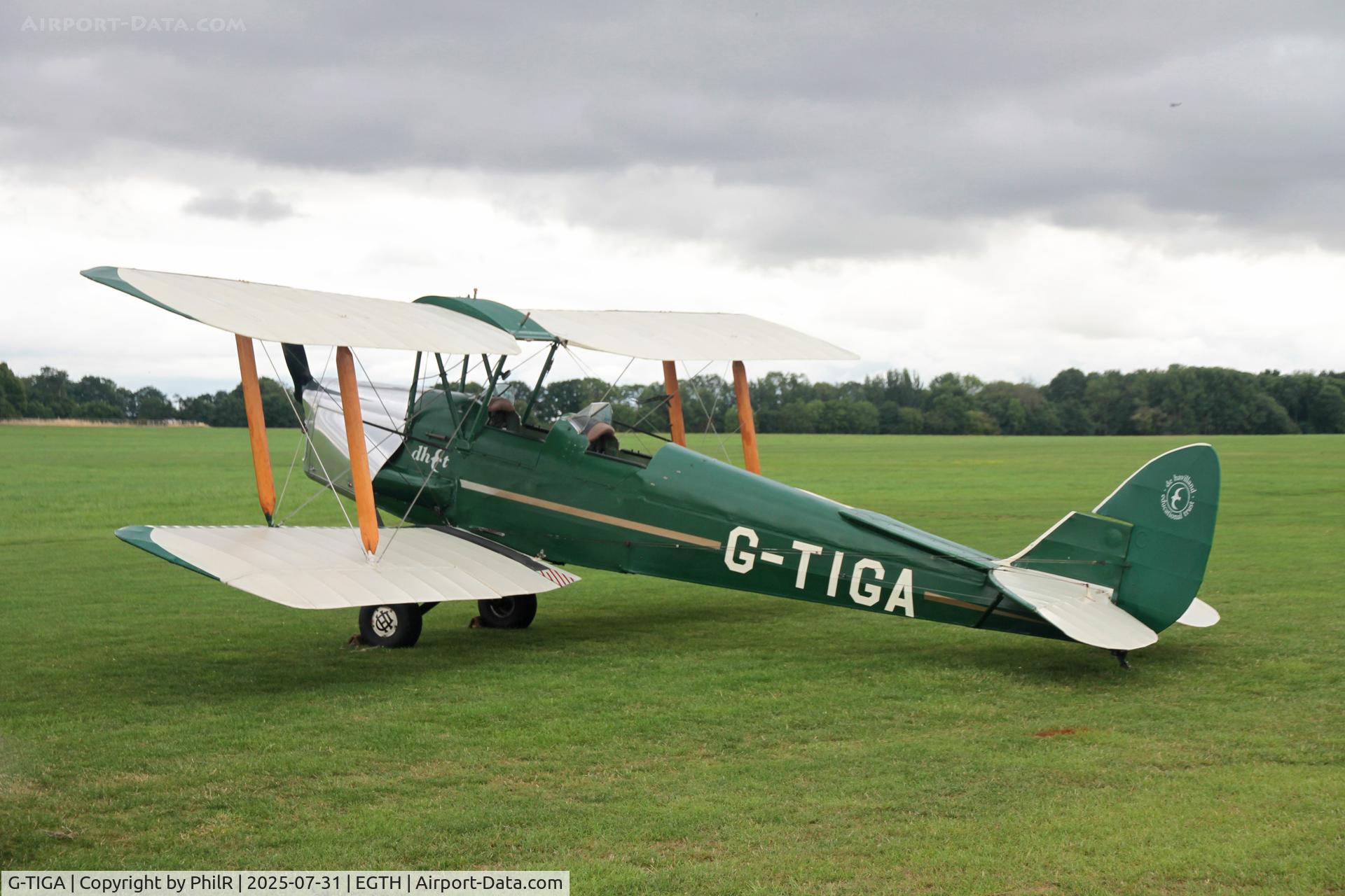 G-TIGA, 1955 De Havilland DH-82A Tiger Moth II C/N 83547, G-TIGA 1940 DH82A Tiger Moth DH60 Centenary Fly In Old Warden 