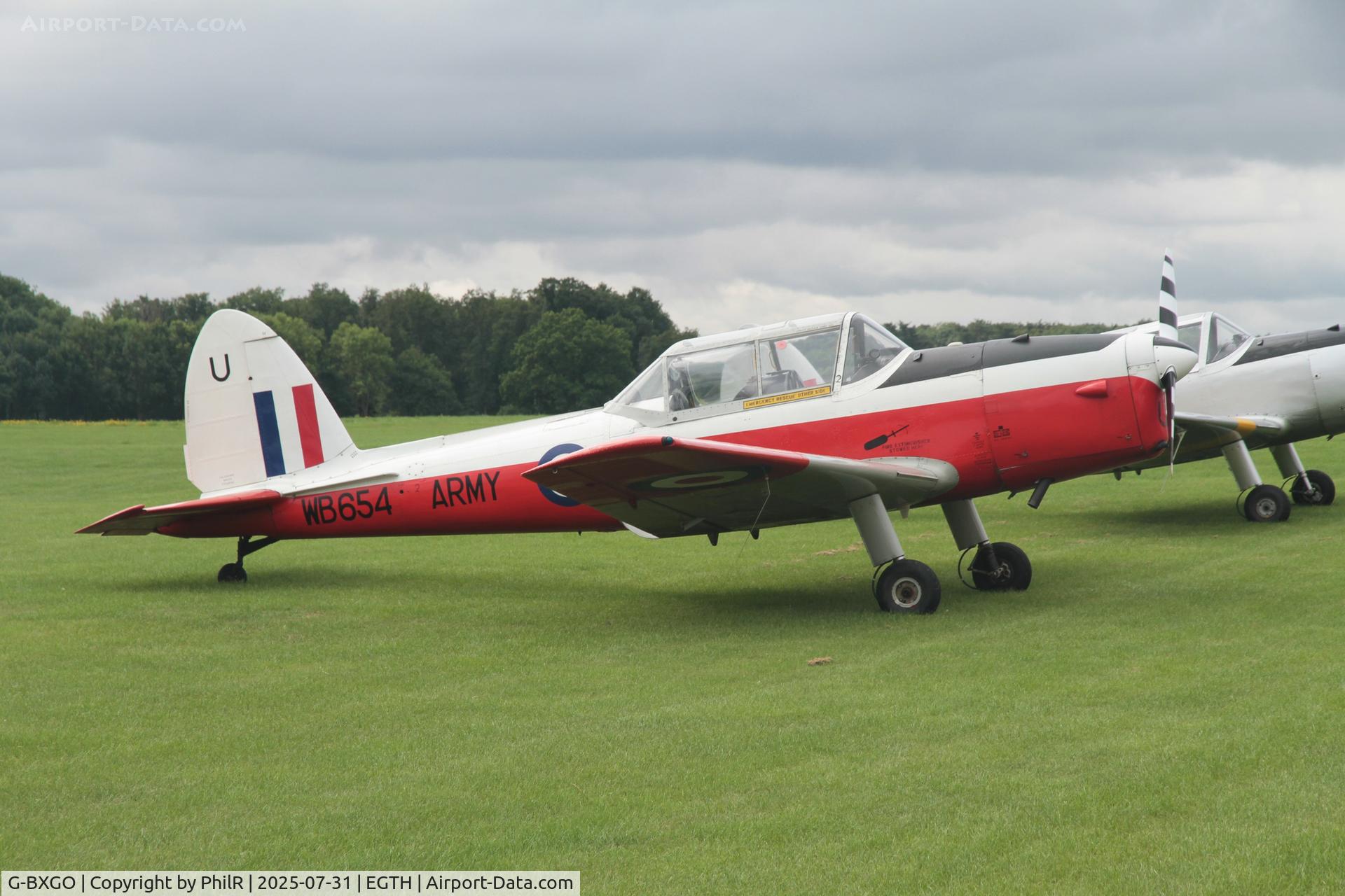 G-BXGO, 1950 De Havilland DHC-1 Chipmunk T.10 C/N C1/0097, WB654 (G-BXGO) 1950 DHC Chipmunk 22 DH60 Centenary Fly In Old Warden