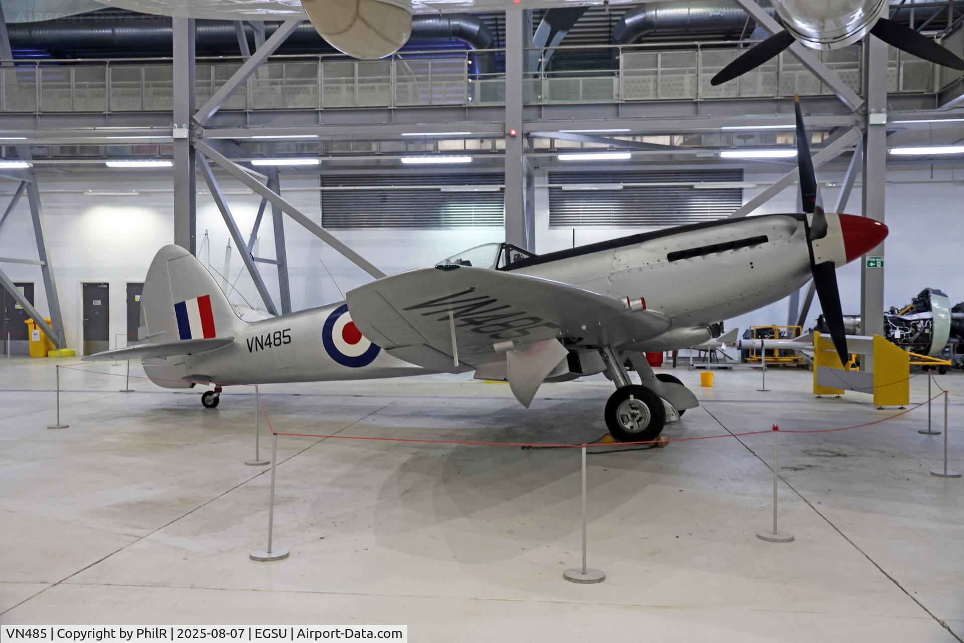 VN485, Supermarine 356 Spitfire F.24 C/N SMAF.21567, VN485 1947 VS Spitfire F24 Duxford