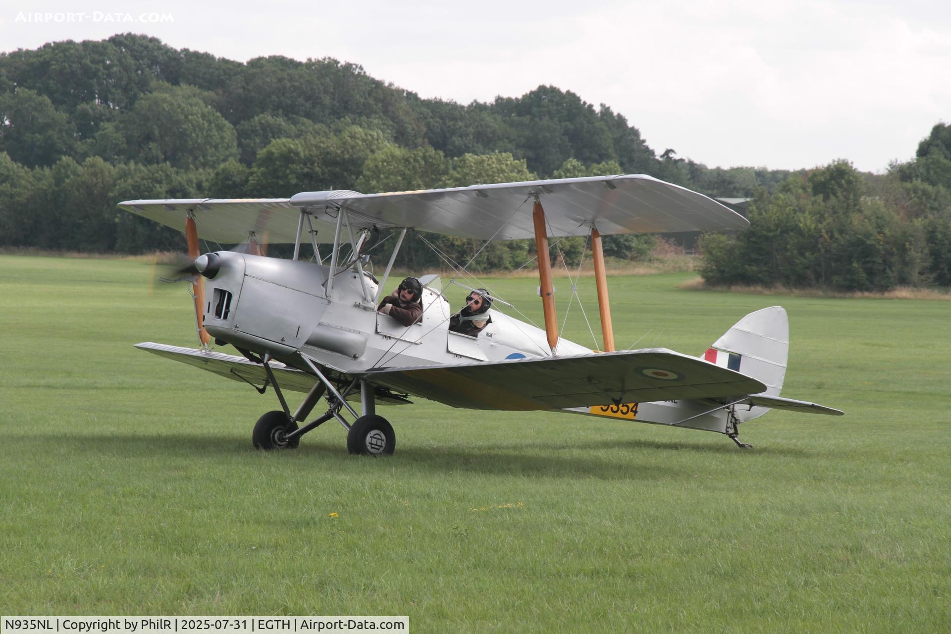 N935NL, 1945 De Havilland DH-82A Tiger Moth II Tiger Moth II C/N 86378, T9354 (N935NL) 1941 DH82A Tiger Moth ll DH60 Centenary Fly In Old Warden