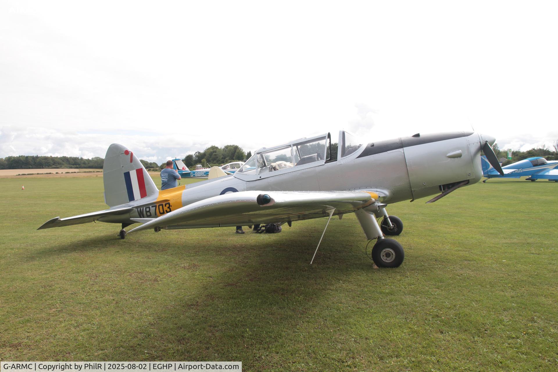 G-ARMC, 1950 De Havilland DHC-1 Chipmunk 22A C/N C1/0151, WB703 (G-ARMC) 1950 DH Chipmunk T10 Jodel Fly In Popham