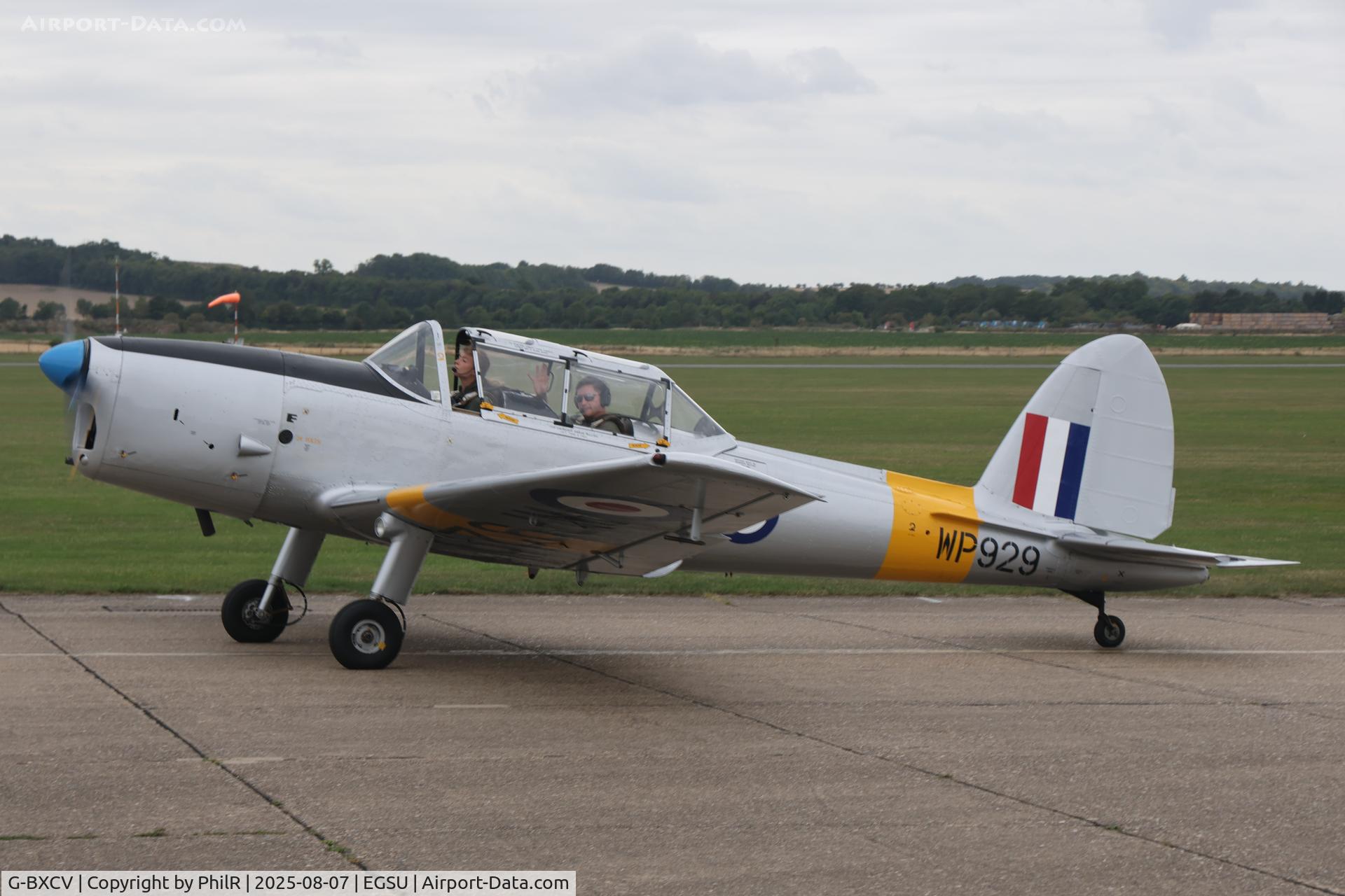 G-BXCV, 1952 De Havilland DHC-1 Chipmunk T.10 C/N C1/0807, WP929 (G-BXCV) DHC1 Chipmunk 22 Duxford 