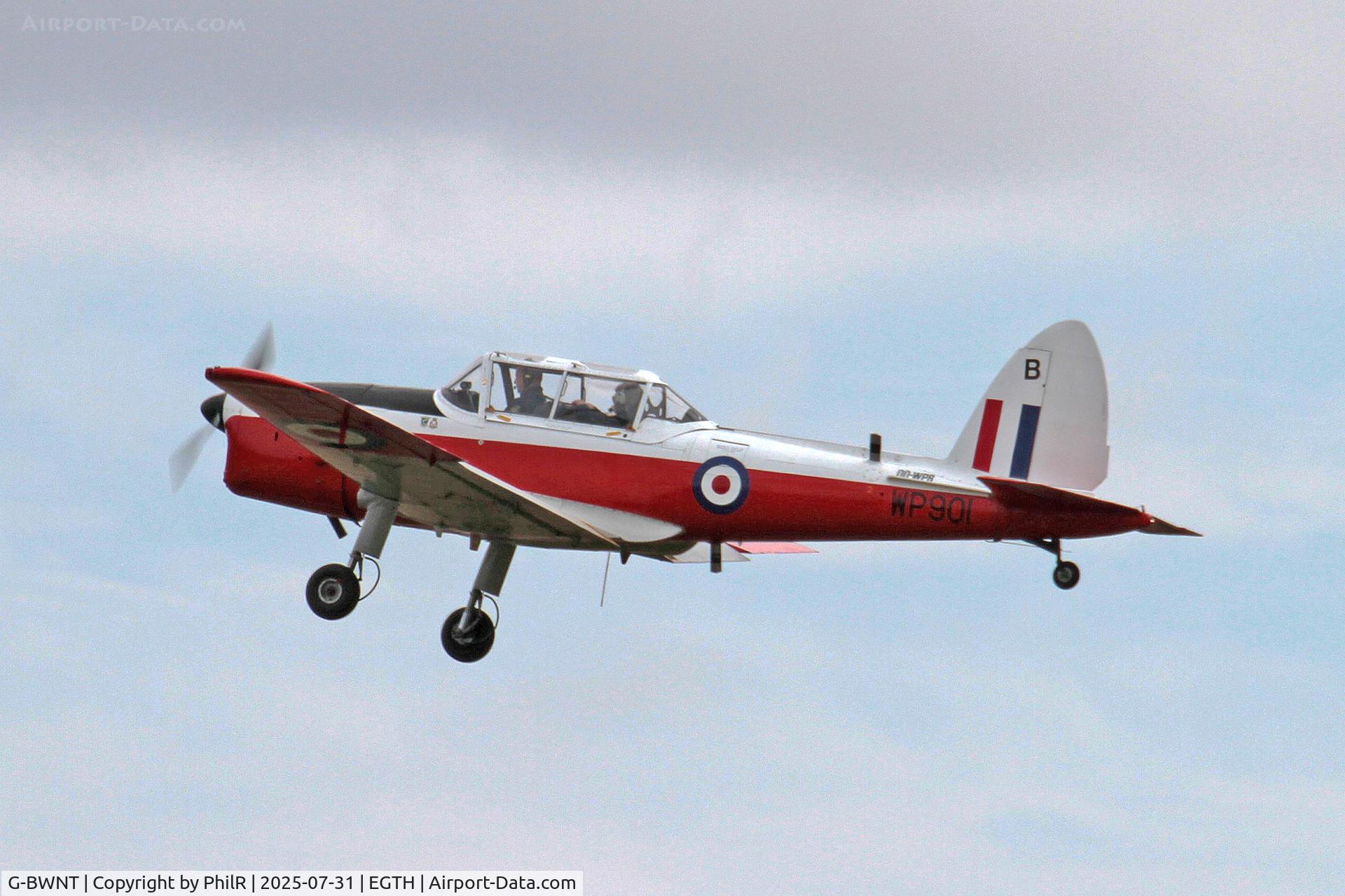 G-BWNT, 1952 De Havilland DHC-1 Chipmunk T.10 C/N C1/0772, WP901 (G-BNWT, OO-WPB) 1952 DHC1 Chipmunk 22 DH60 Centenary Fly In Old Warden