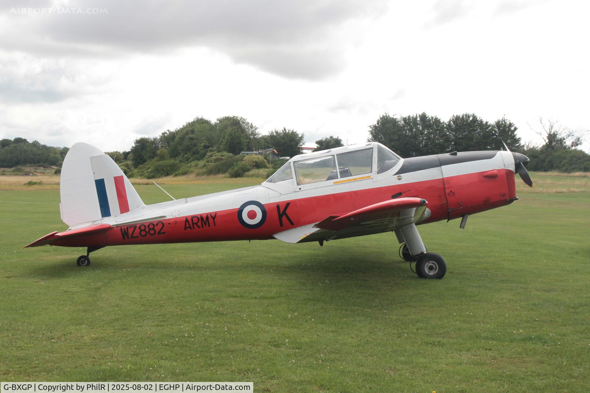 G-BXGP, 1953 De Havilland DHC-1 Chipmunk T.10 C/N C1/0927, WZ882 (G-BXGP) 1953 DHC1 Chipmunk 22 Jodel Fly In Popham