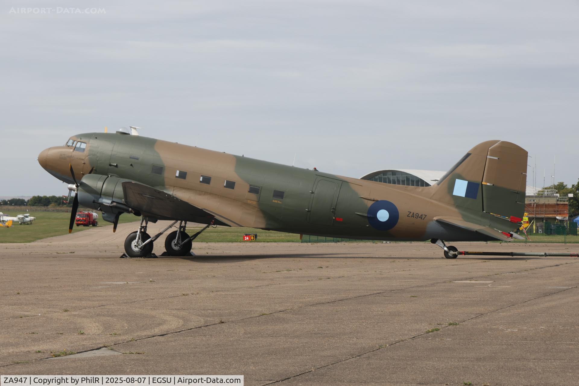 ZA947, 1943 Douglas C-47A-60-DL Dakota III C/N 10200, ZA947 1942 C-47A Dakota C3 Duxford 
