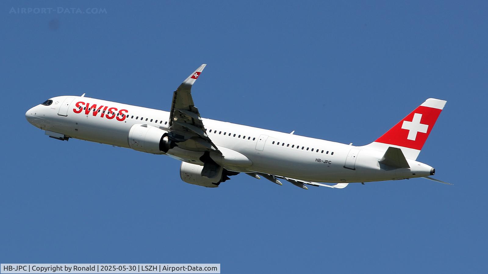 HB-JPC, 2023 Airbus A321-271NX C/N 11298, at zrh