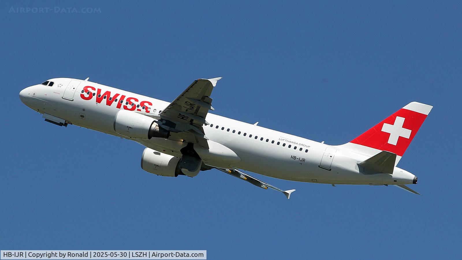 HB-IJR, 1997 Airbus A320-214 C/N 0703, at zrh