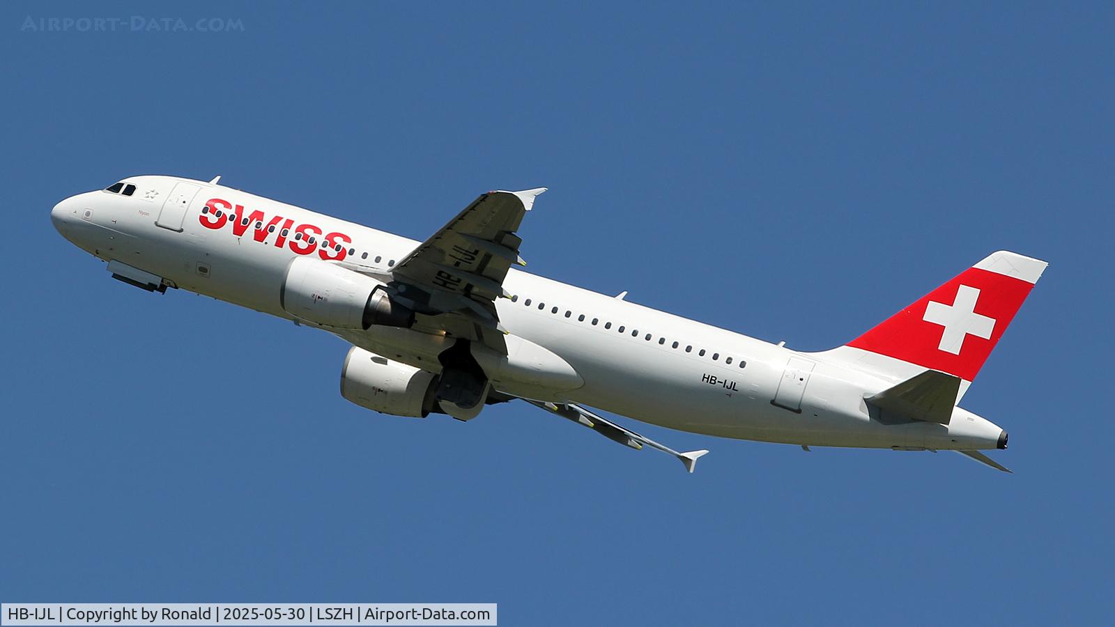 HB-IJL, 1996 Airbus A320-214 C/N 603, at zrh