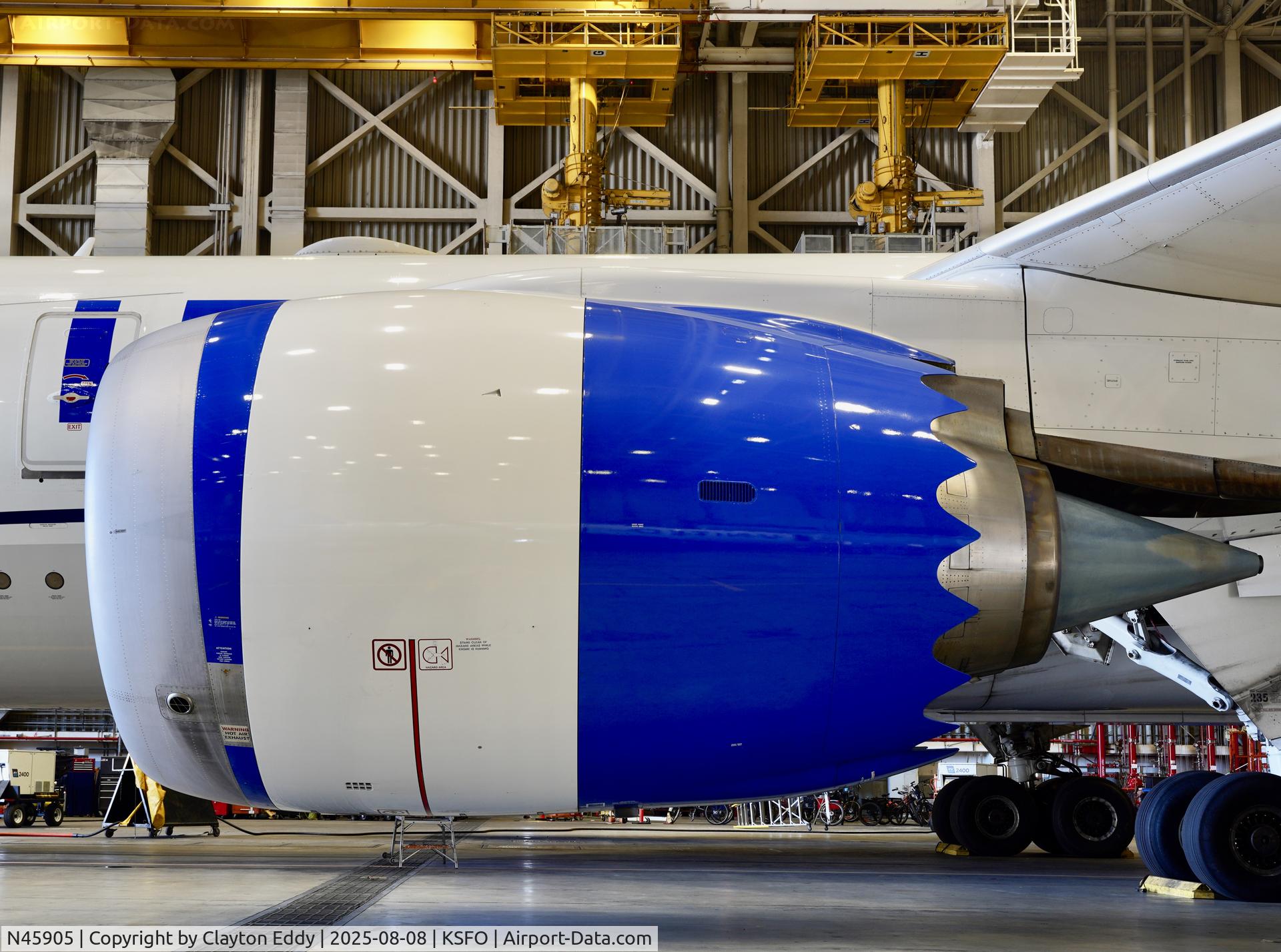 N45905, 2012 Boeing 787-8 Dreamliner Dreamliner C/N 34825, SFO 2025