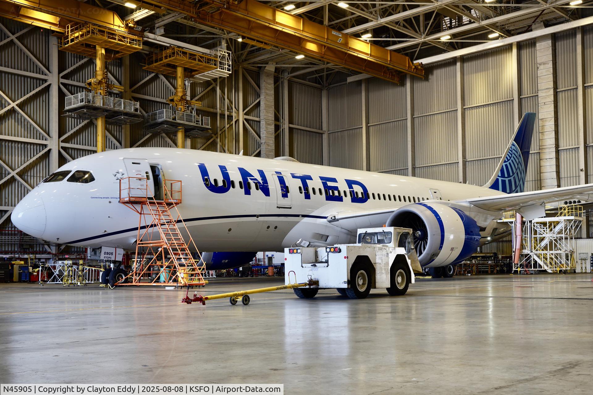 N45905, 2012 Boeing 787-8 Dreamliner Dreamliner C/N 34825, SFO 2025