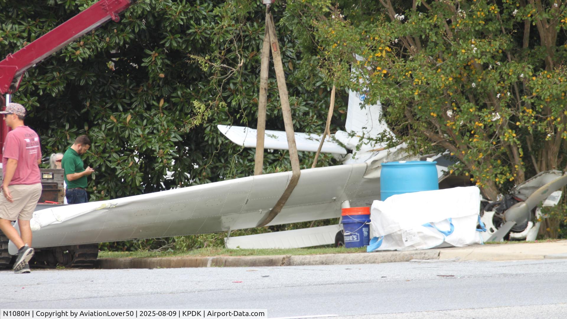 N1080H, Piper PA-28-151 C/N 28-7715306, PA-28-151 that crashed earlier in the day, no fatalities but three hospitalized