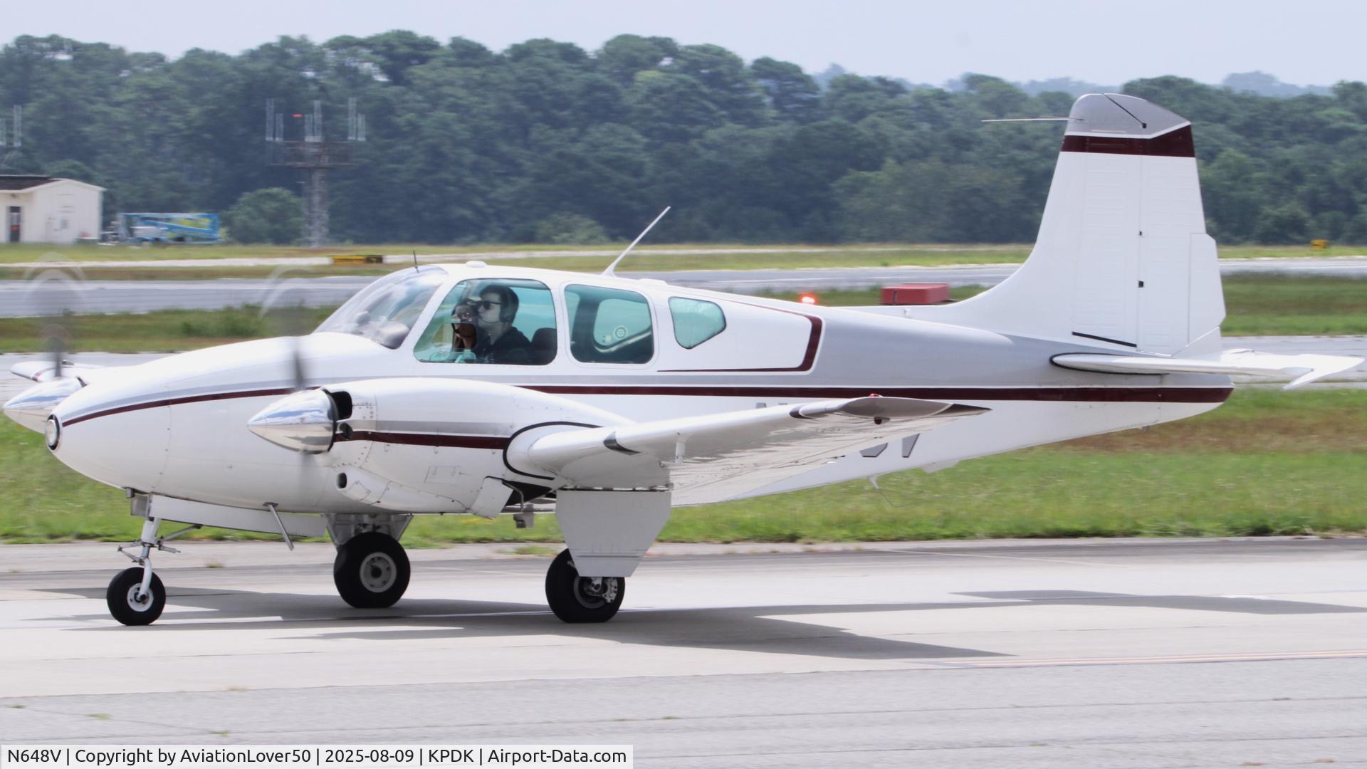 N648V, 1960 Beech B95 Travel Air C/N TD-340, B95 Travel Air