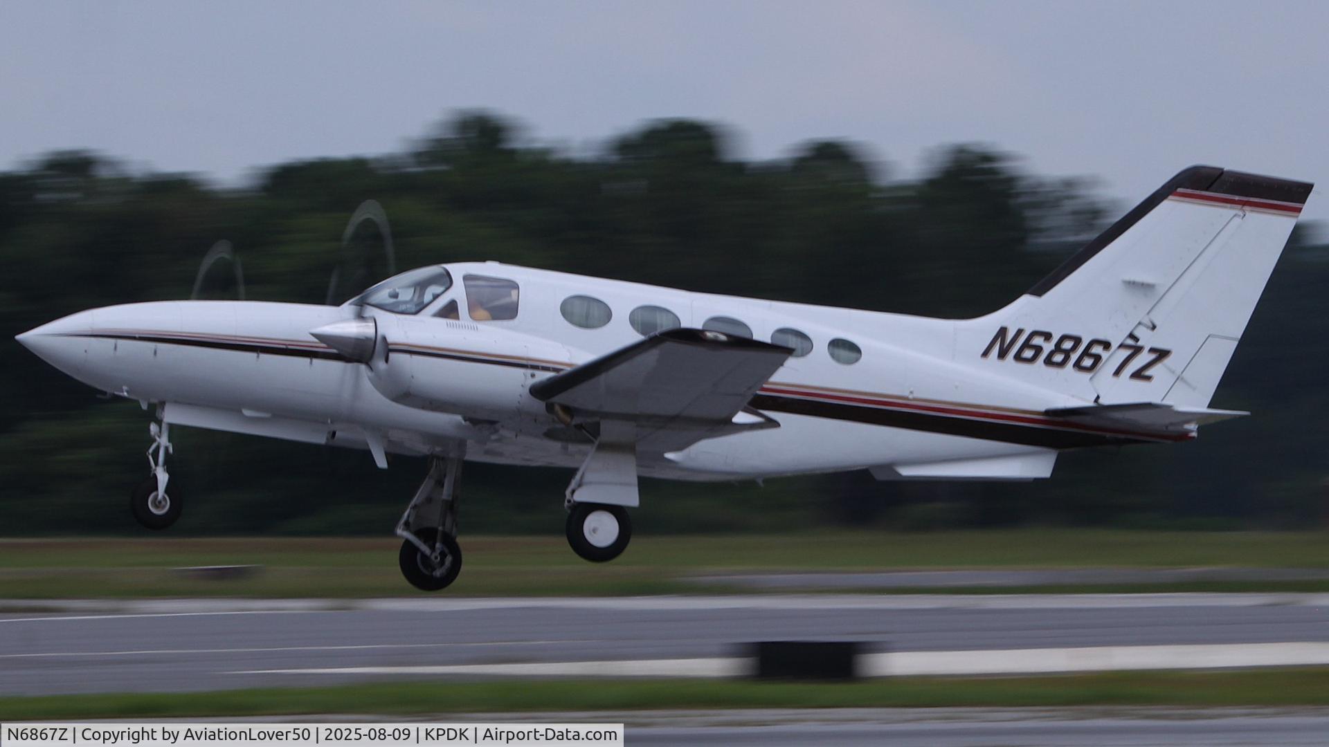 N6867Z, 1981 Cessna 421C Golden Eagle C/N 421C1090, 421C Golden Eagle