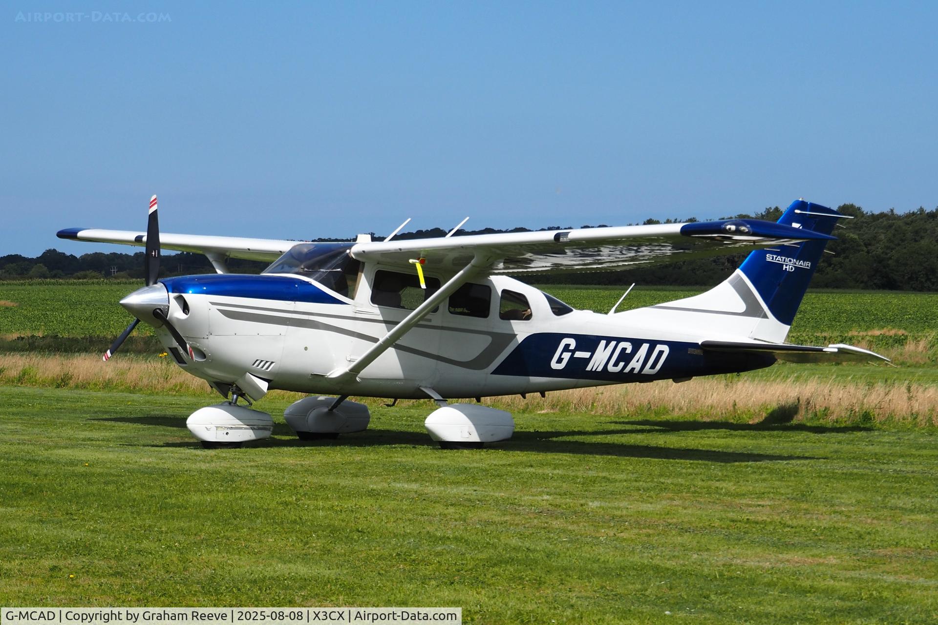 G-MCAD, 2022 Cessna T206H Turbo Stationair Turbo Stationair C/N T206-09715, Parked at Northrepps.