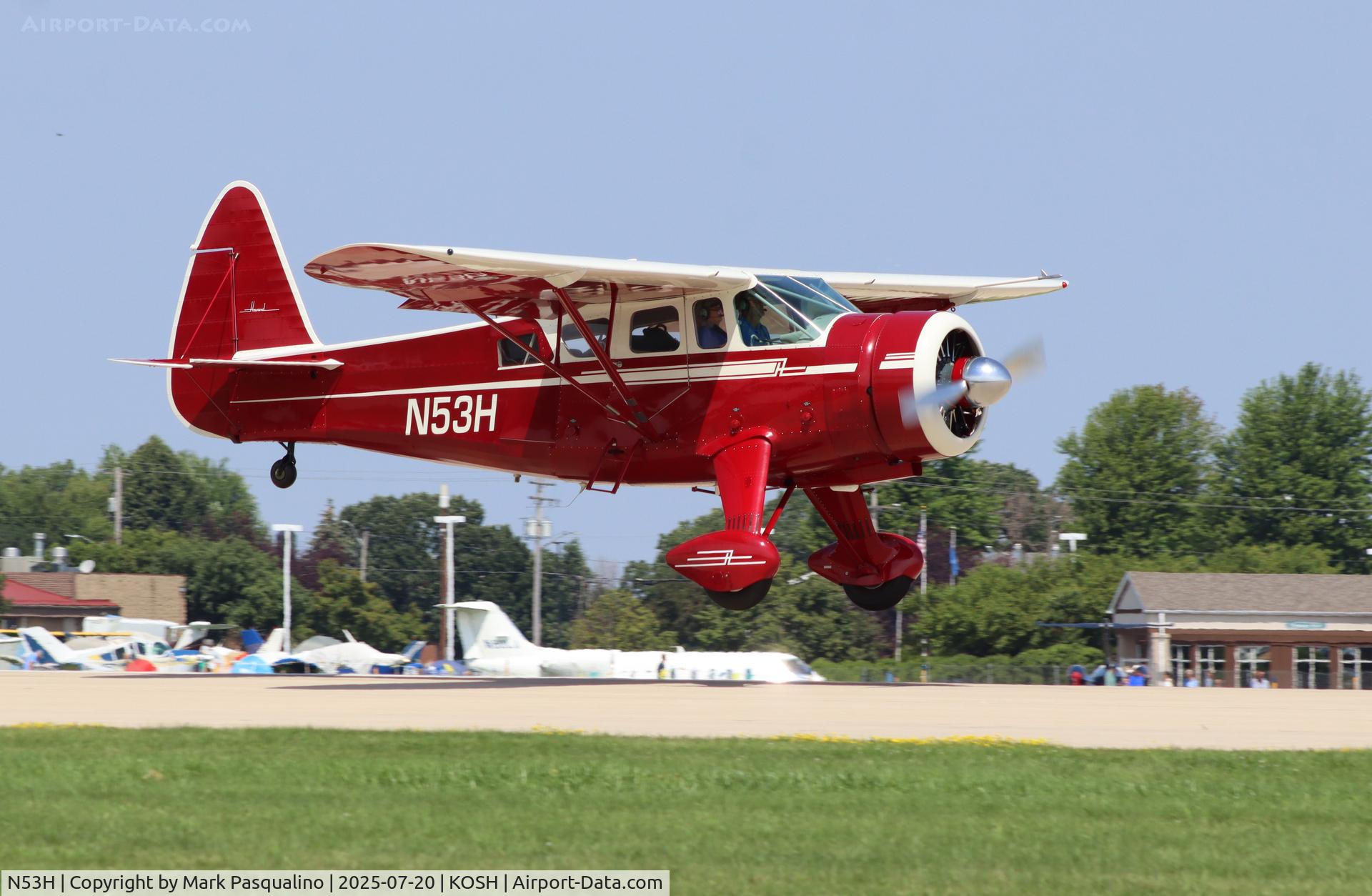 N53H, 1947 Howard Aircraft DGA-15P C/N 873, Howard DGA-15P
