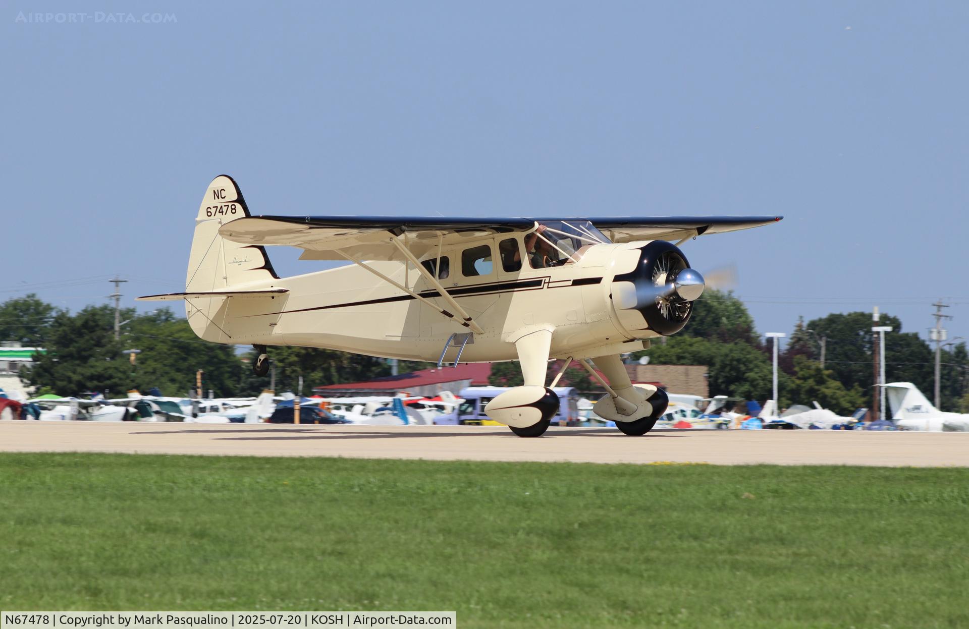 N67478, Howard Aircraft DGA-15P C/N 562, Howard DGA-15P