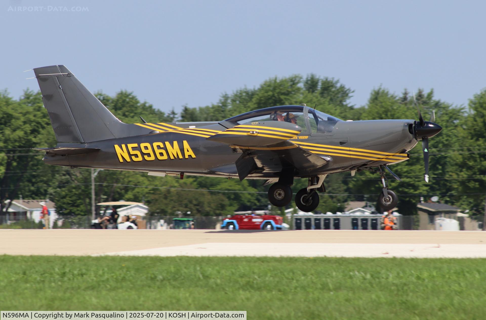 N596MA, 1984 SIAI-Marchetti F.260C C/N 727, SIAI-Marchetti F.260C