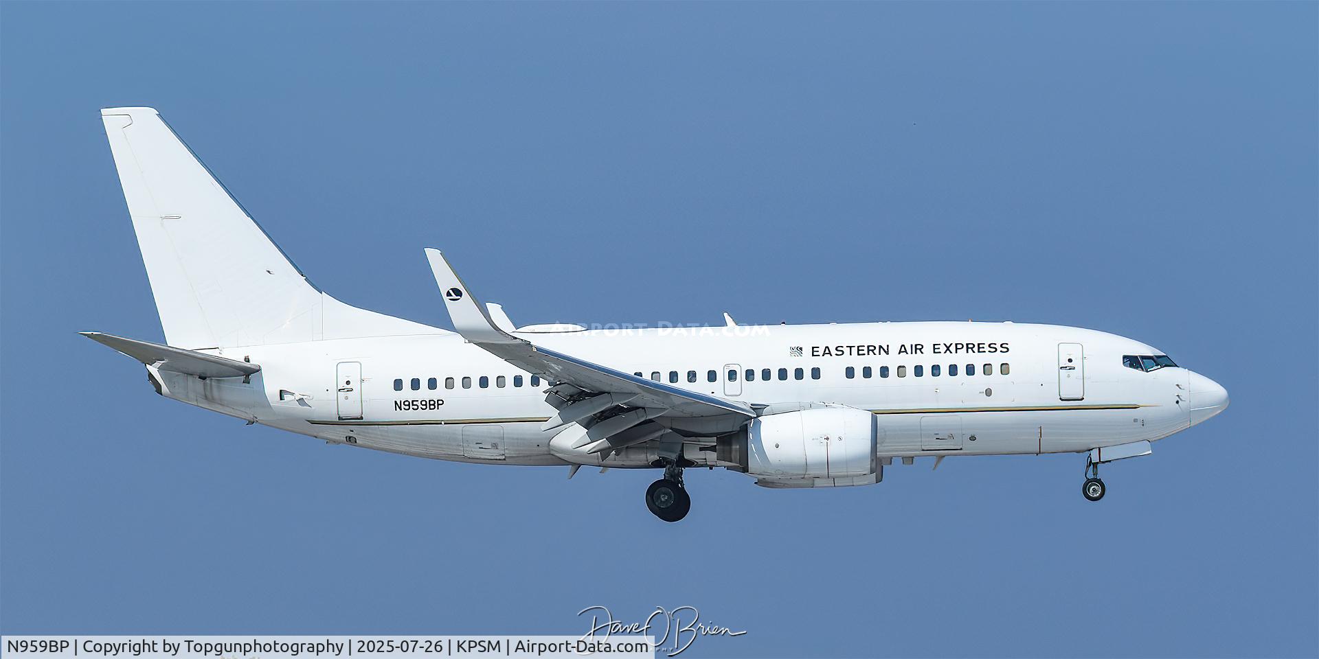 N959BP, 2008 Boeing 737-7BD C/N 36720, TYSON53 on ConAir flight