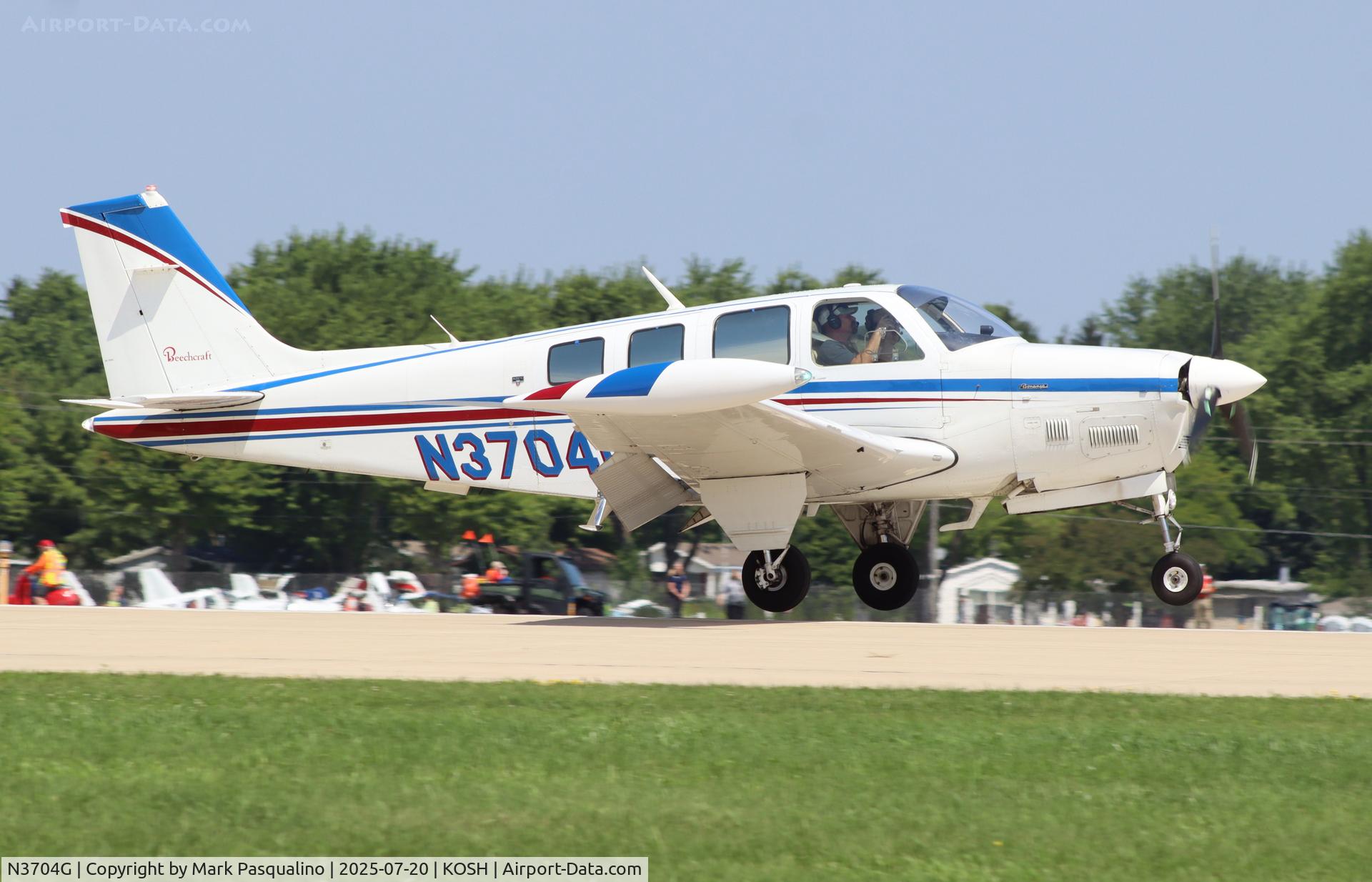 N3704G, 1980 Beech A36TC Bonanza 36 C/N EA-145, Beech A36TC