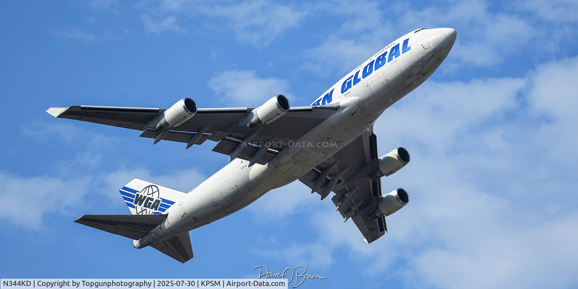 N344KD, 1992 Boeing 747-446BCF C/N 26344, Western Global Airlines