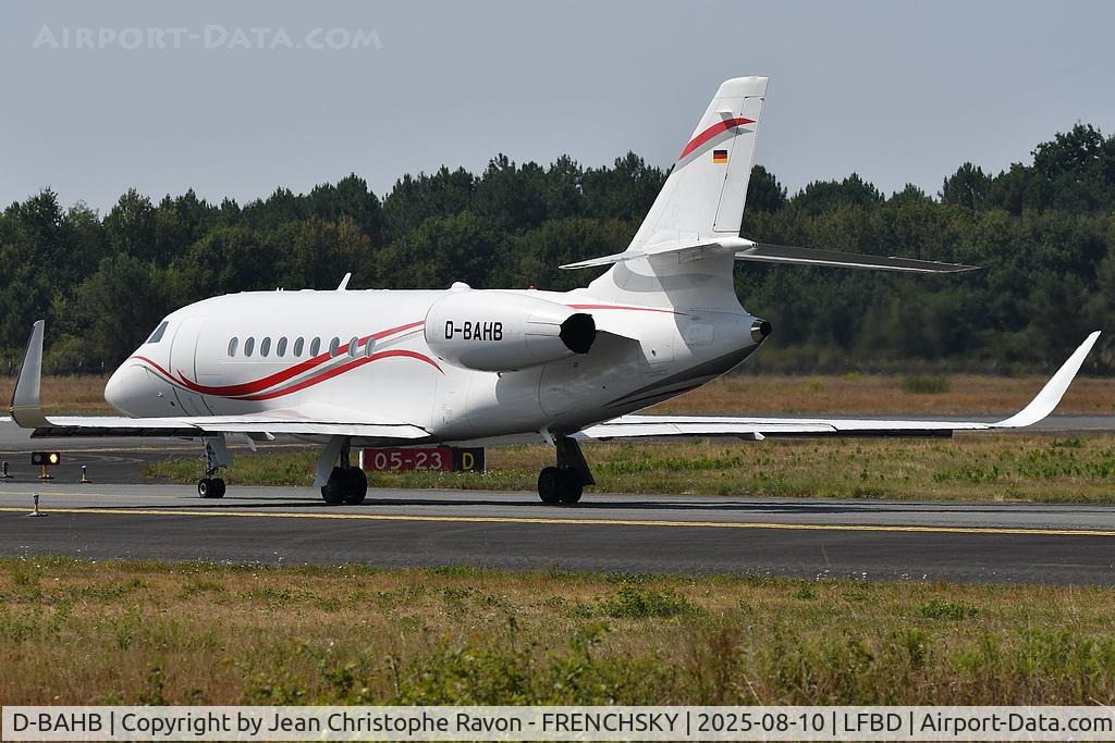 D-BAHB, 2012 Dassault Falcon 2000LX C/N 230, Bordeaux (BOD)	Cannes (CEQ)	(ELG2B)