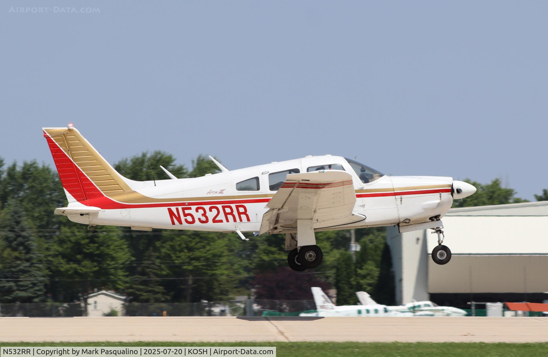 N532RR, 1977 Piper PA-28R-201 Cherokee Arrow III C/N 28R-7737037, Piper PA-28R-201