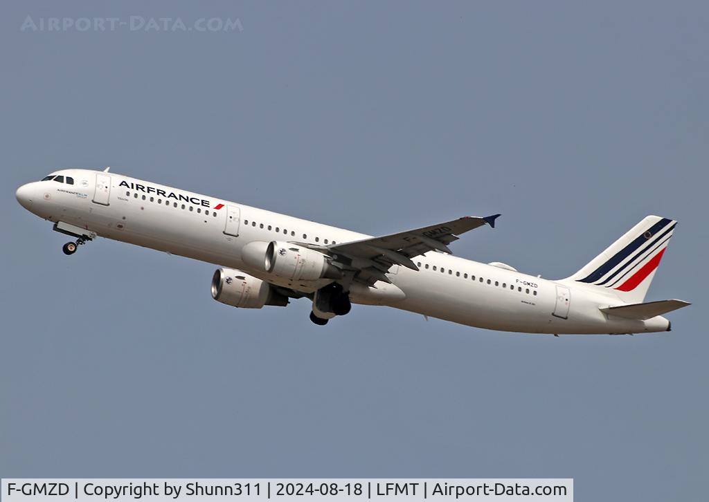 F-GMZD, 1995 Airbus A321-111 C/N 0529, Climbing after take off from rwy 30R... New c/s