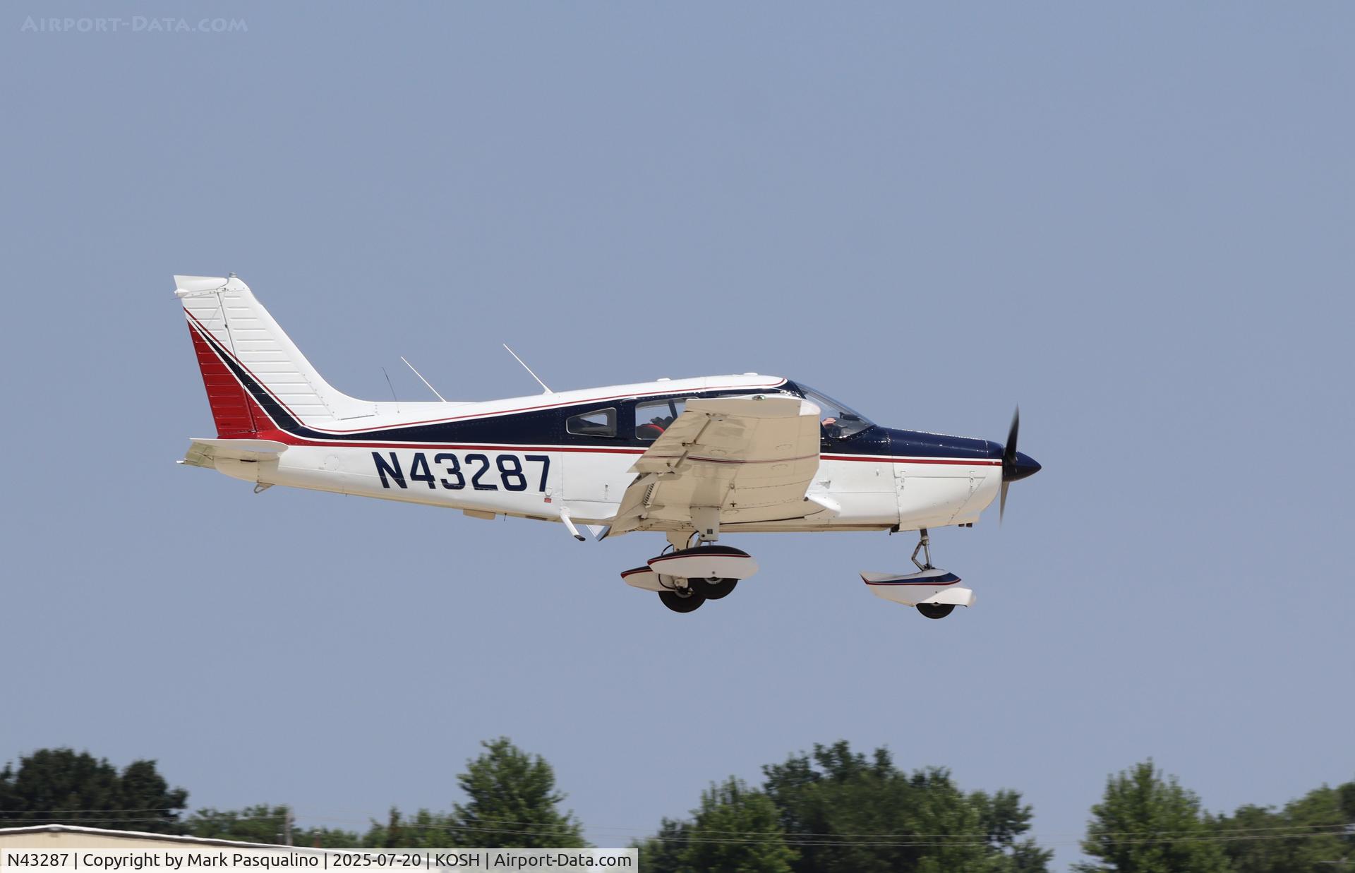 N43287, 1974 Piper PA-28-151 C/N 28-7415420, Piper PA-28-151