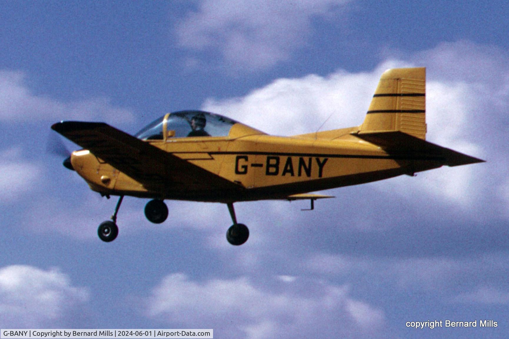 G-BANY, 1973 AESL Glos-Airtourer 115/T2 C/N A533, Staverton June 1974 taken before accident when attempting practice forced landing in July 1975.