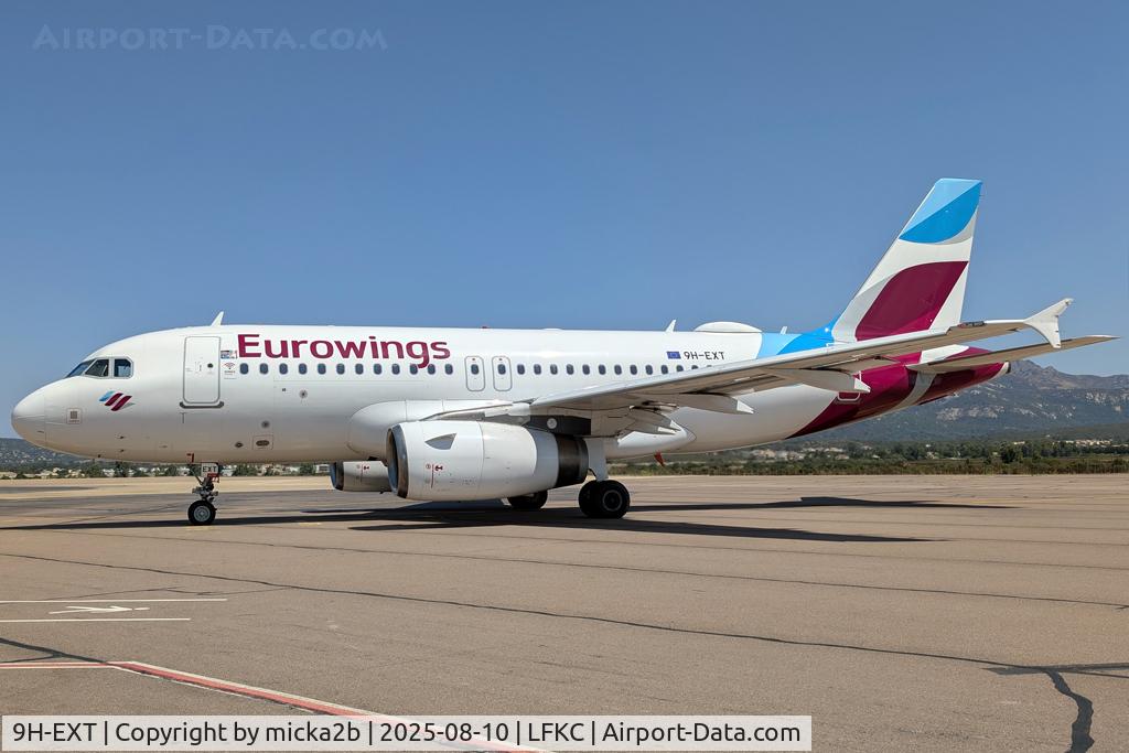 9H-EXT, Airbus A-319-132 C/N 5043, Parked
