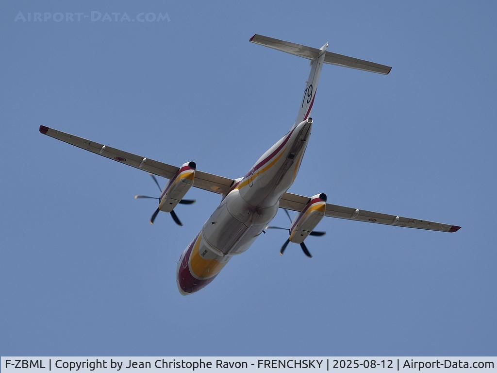 F-ZBML, 2021 De Havilland Canada DHC-8-402/MR Dash 8 C/N 4631, Milan 79 Montendre' fires