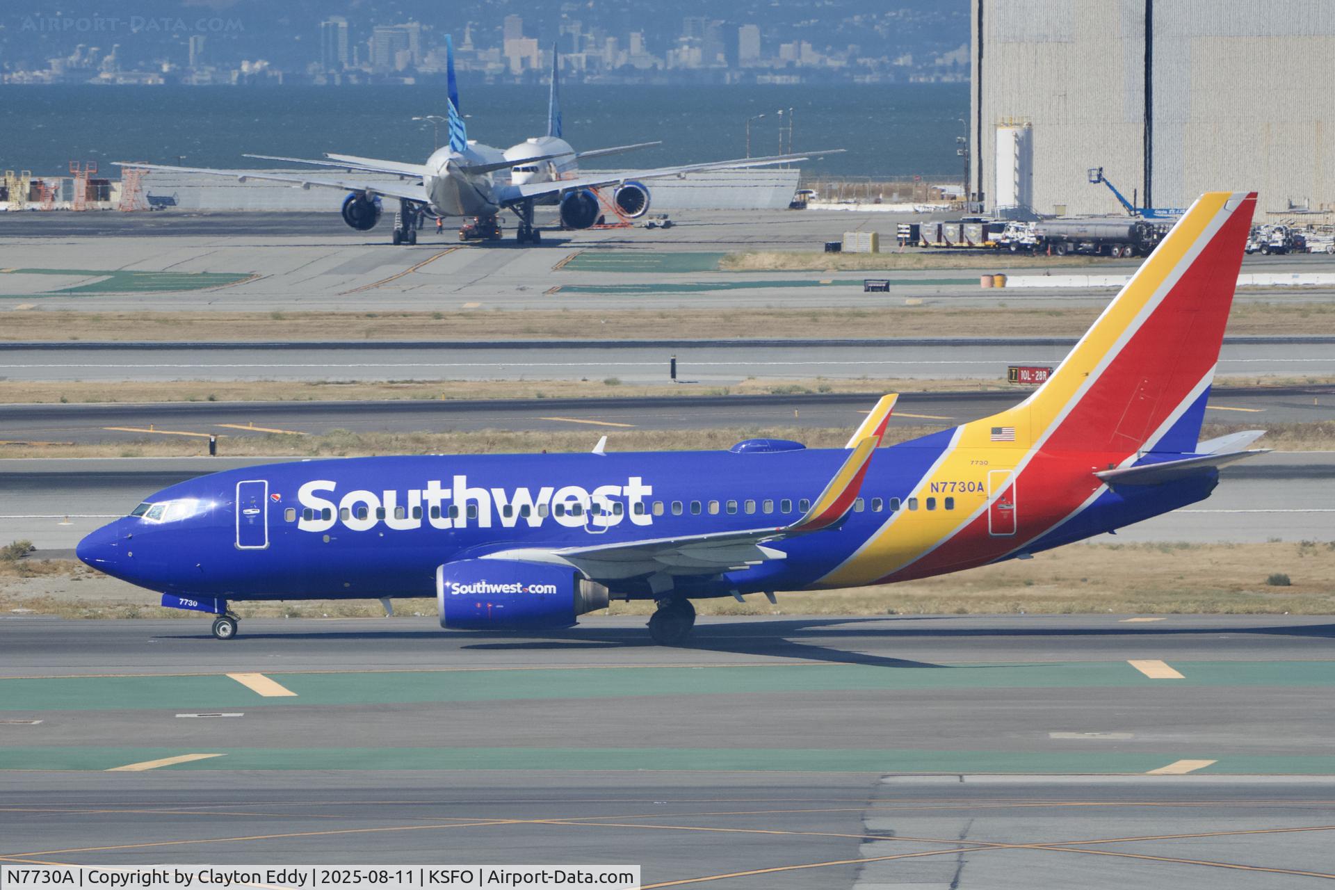 N7730A, 2006 Boeing 737-7BD C/N 33926, SFO 2025