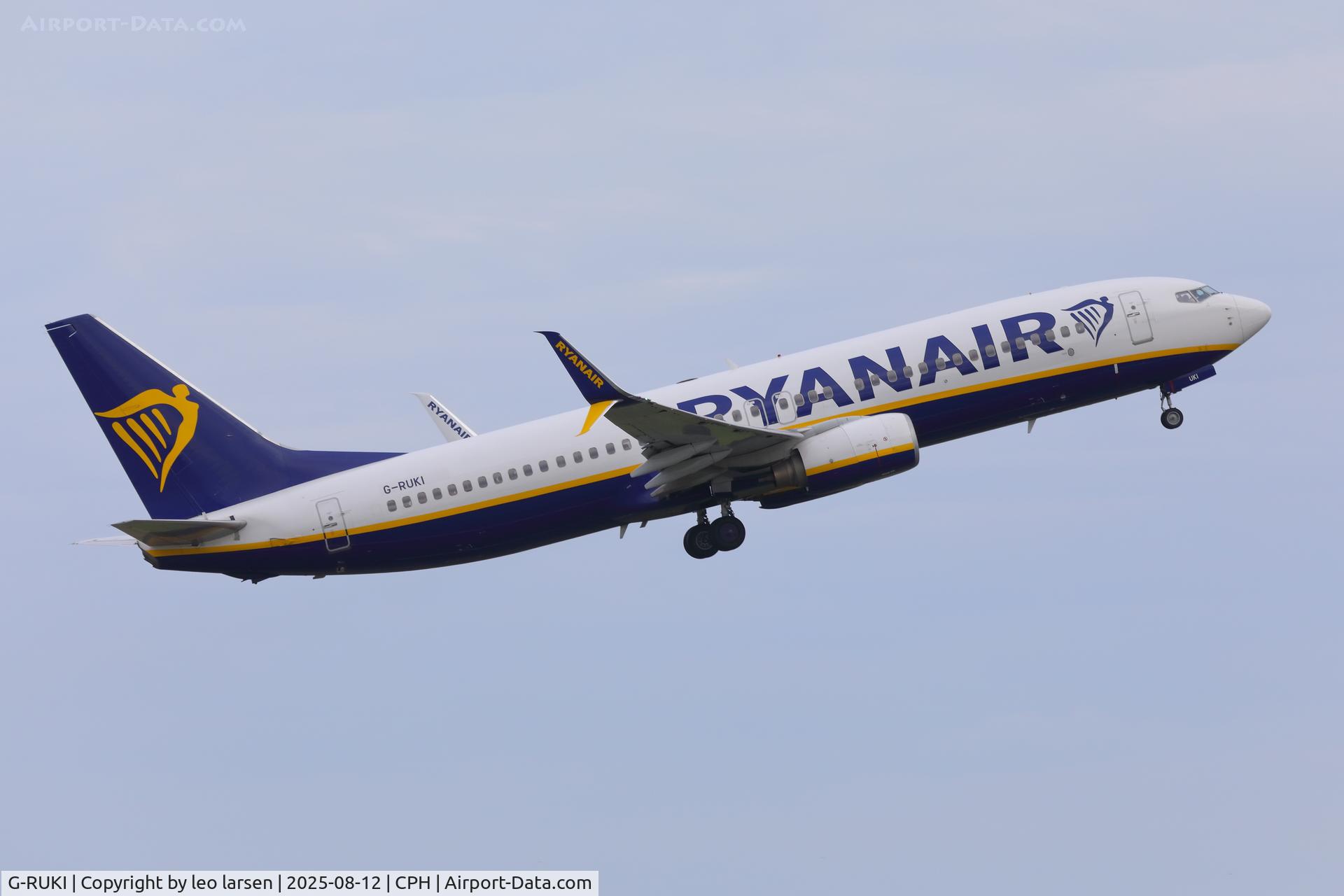 G-RUKI, 2006 Boeing 737-8AS C/N 33587, Copenhagen 12.8.2025-