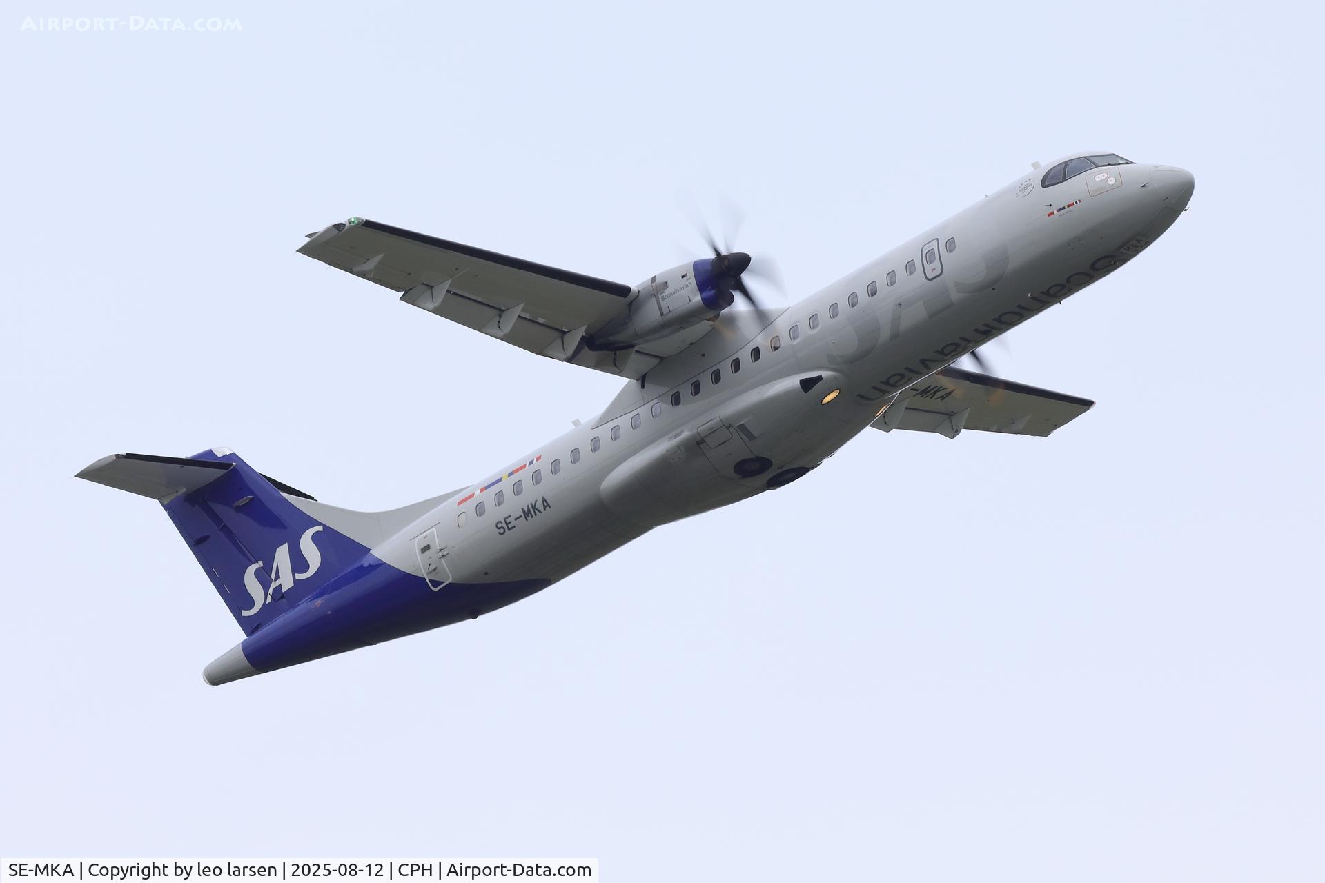 SE-MKA, 2015 ATR 72-212A C/N 1276, Copenhagen 12.8.2025-