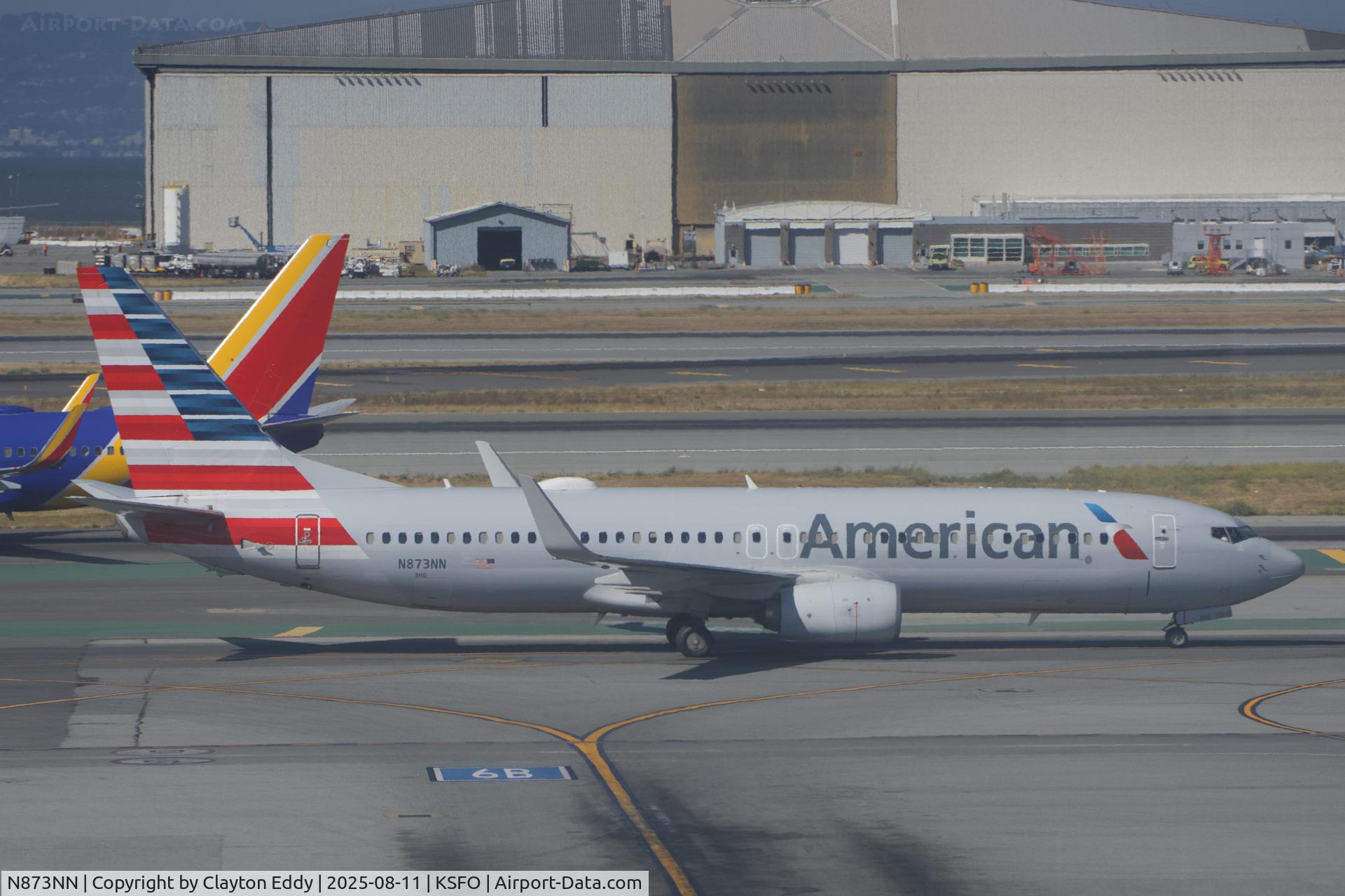 N873NN, 2011 Boeing 737-823 C/N 40766, Sky Terrace SFO 2025