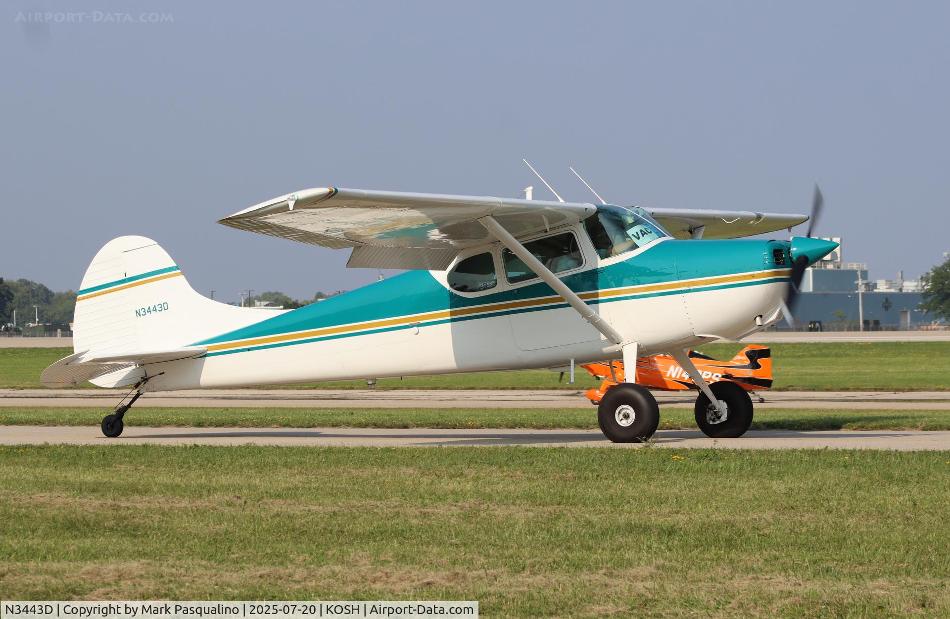 N3443D, 1951 Cessna 170A C/N 20102, Cessna 170A