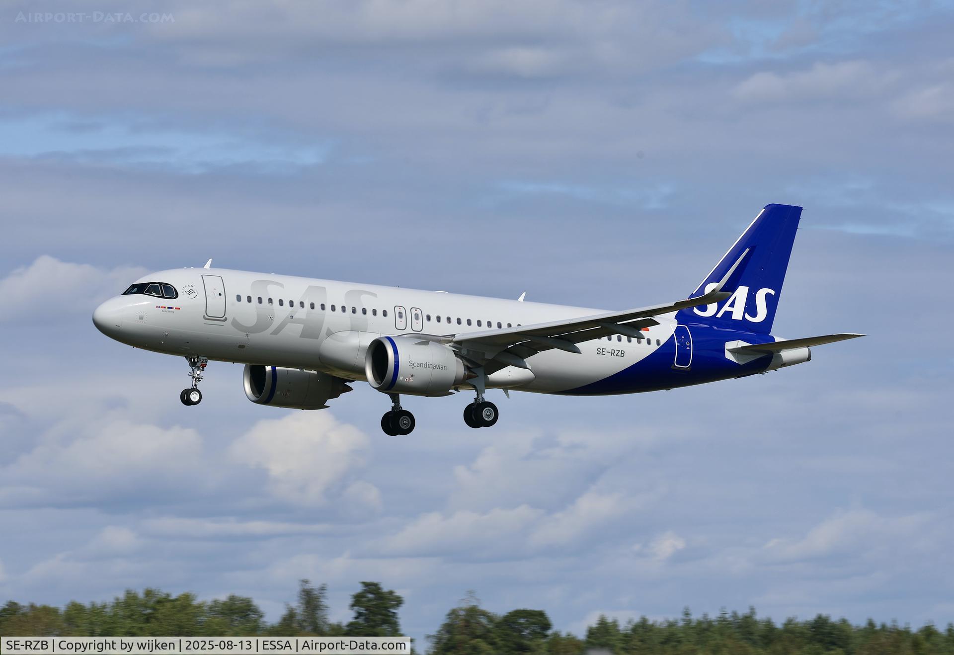 SE-RZB, 2025 Airbus A320-251N C/N 12645, Rwy 26