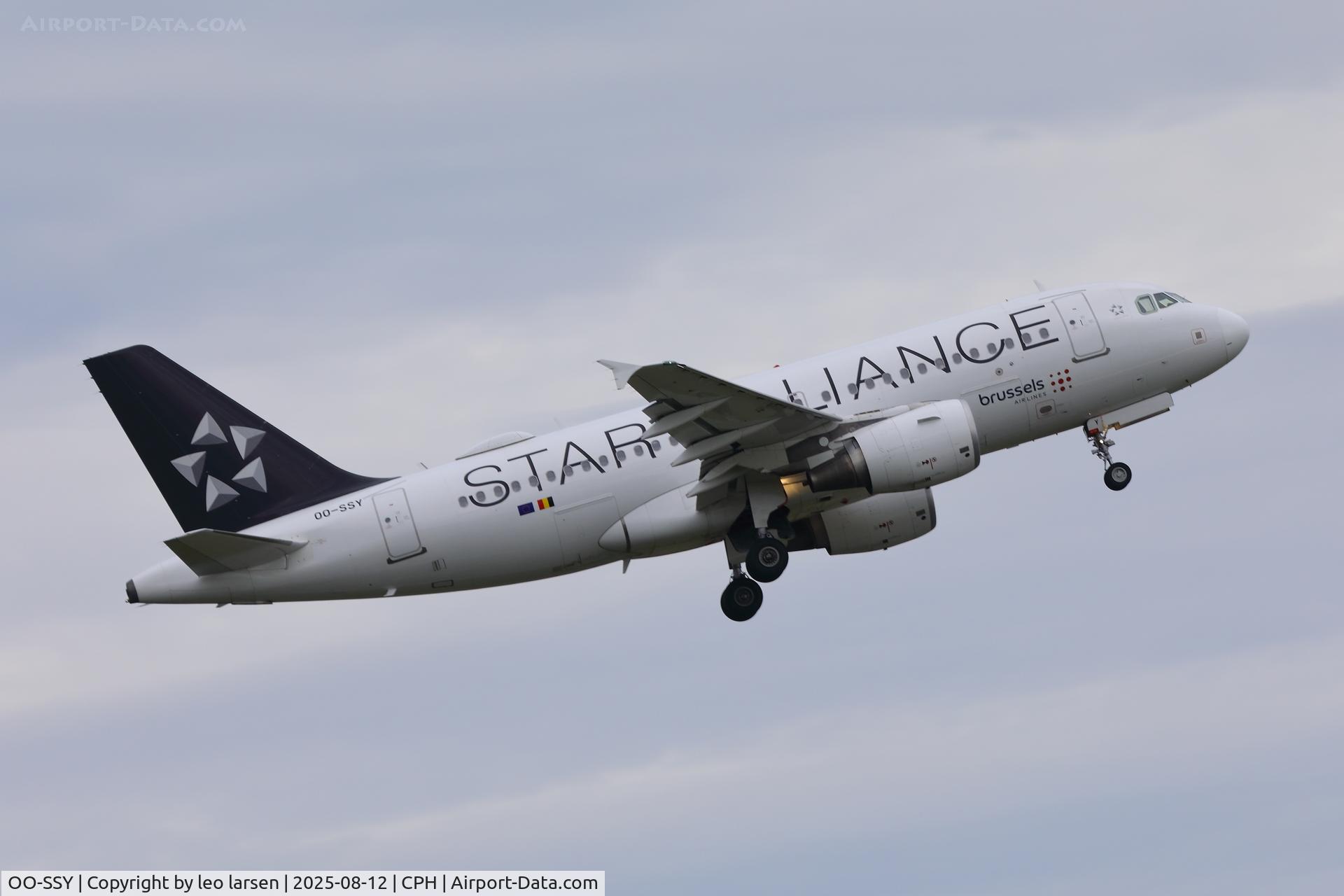 OO-SSY, 2005 Airbus A319-112 C/N 2494, Copenhagen 12.8.2025-