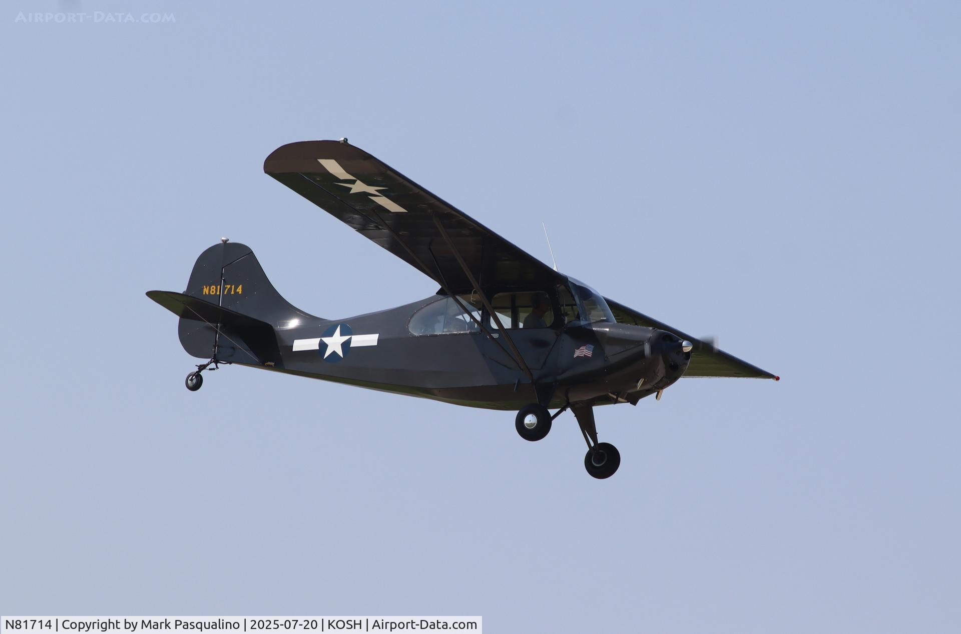 N81714, 1945 Aeronca 7CCM C/N 7AC-333, Aeronca L-16