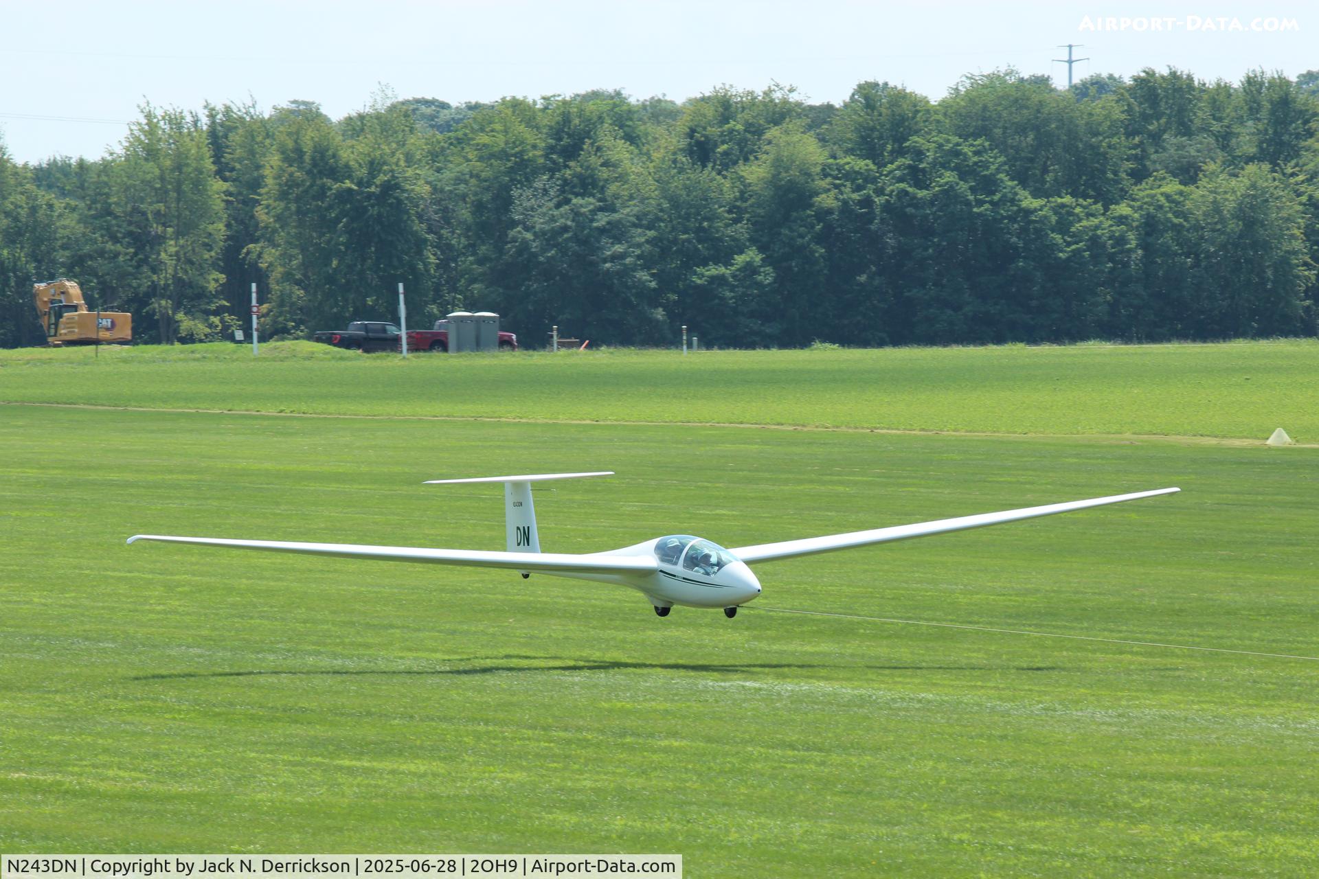N243DN, 2025 Schleicher ASK-21B C/N 211024, DN first flight